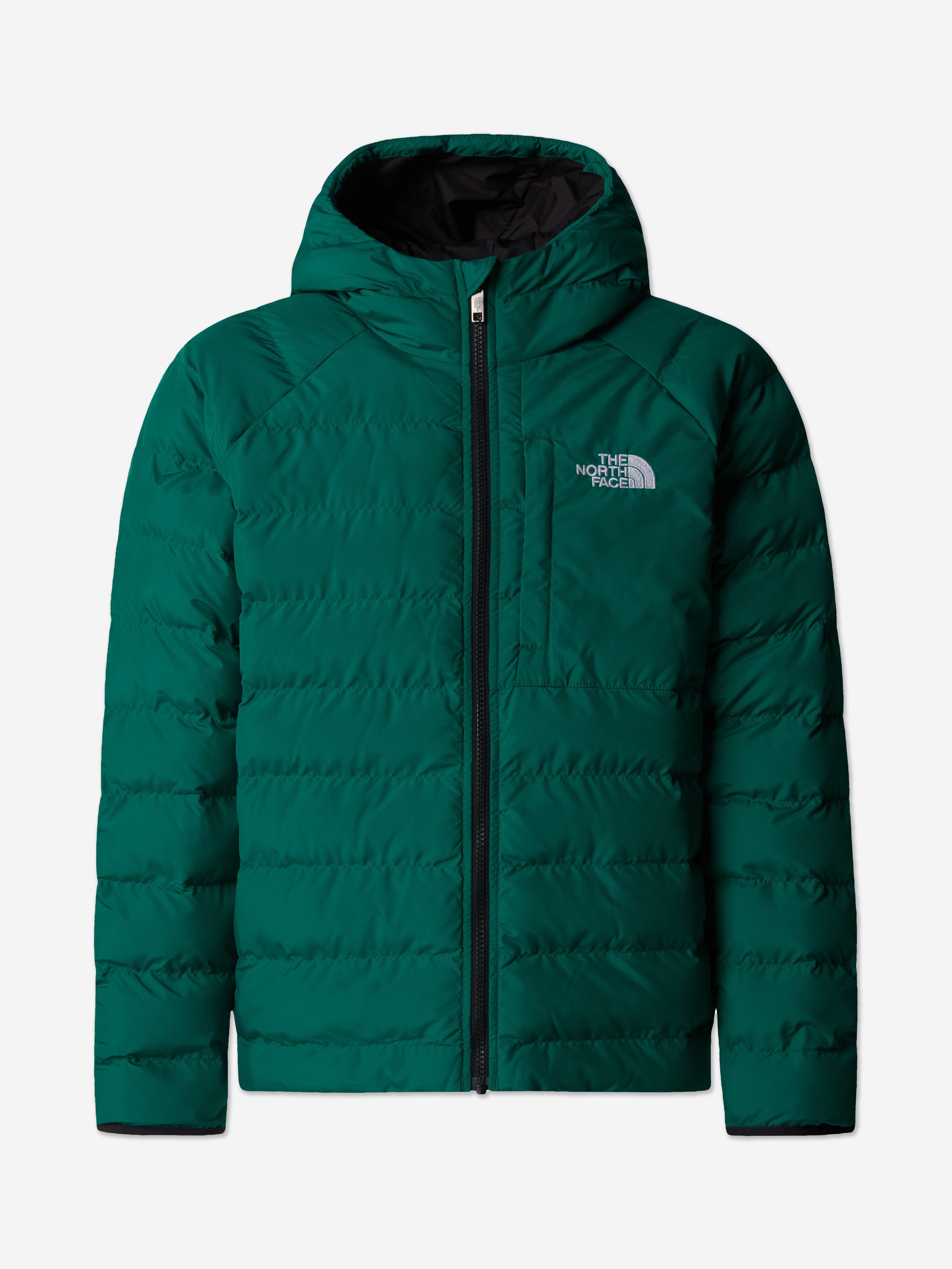 Boys Reversible Perrito Hooded Jacket in Green