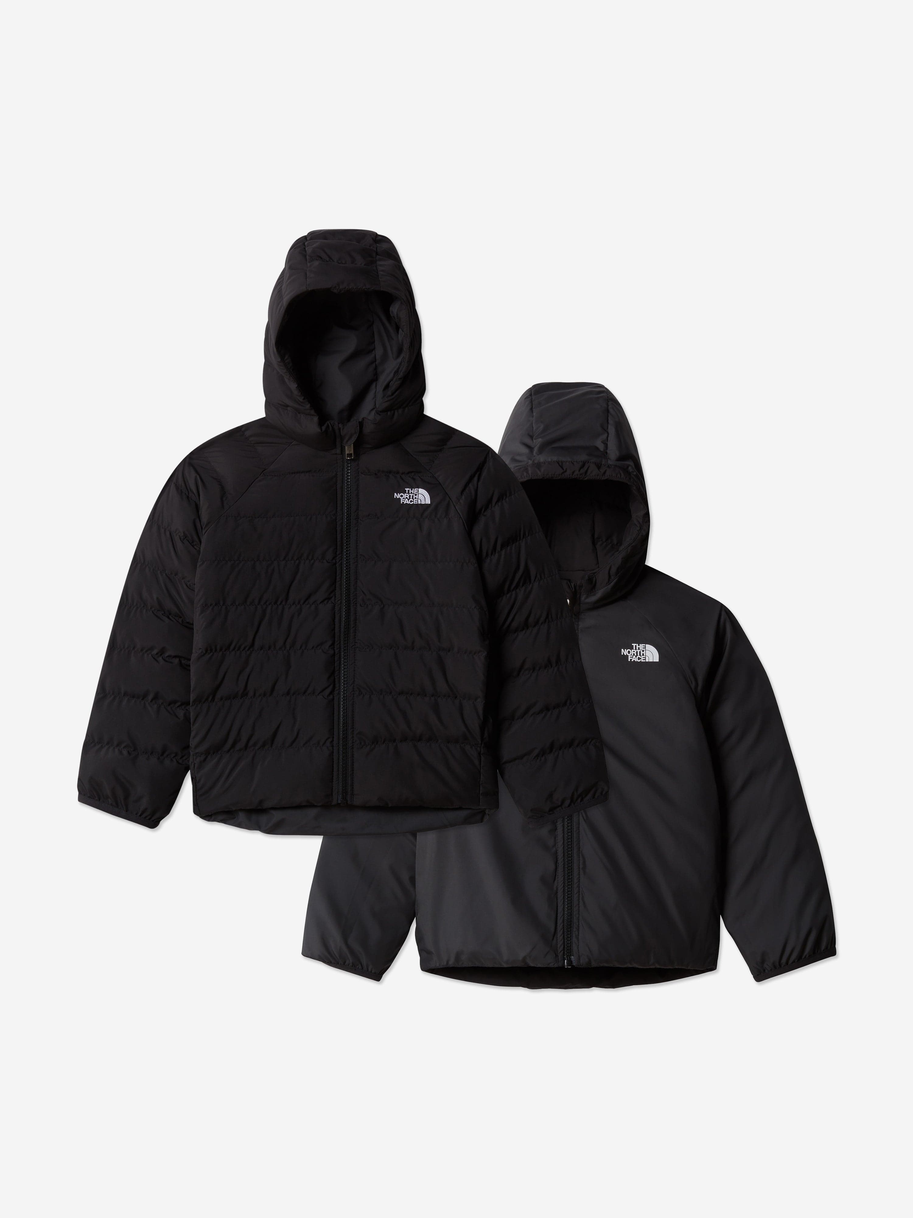 Boys Reversible Perrito Hooded Jacket in Black