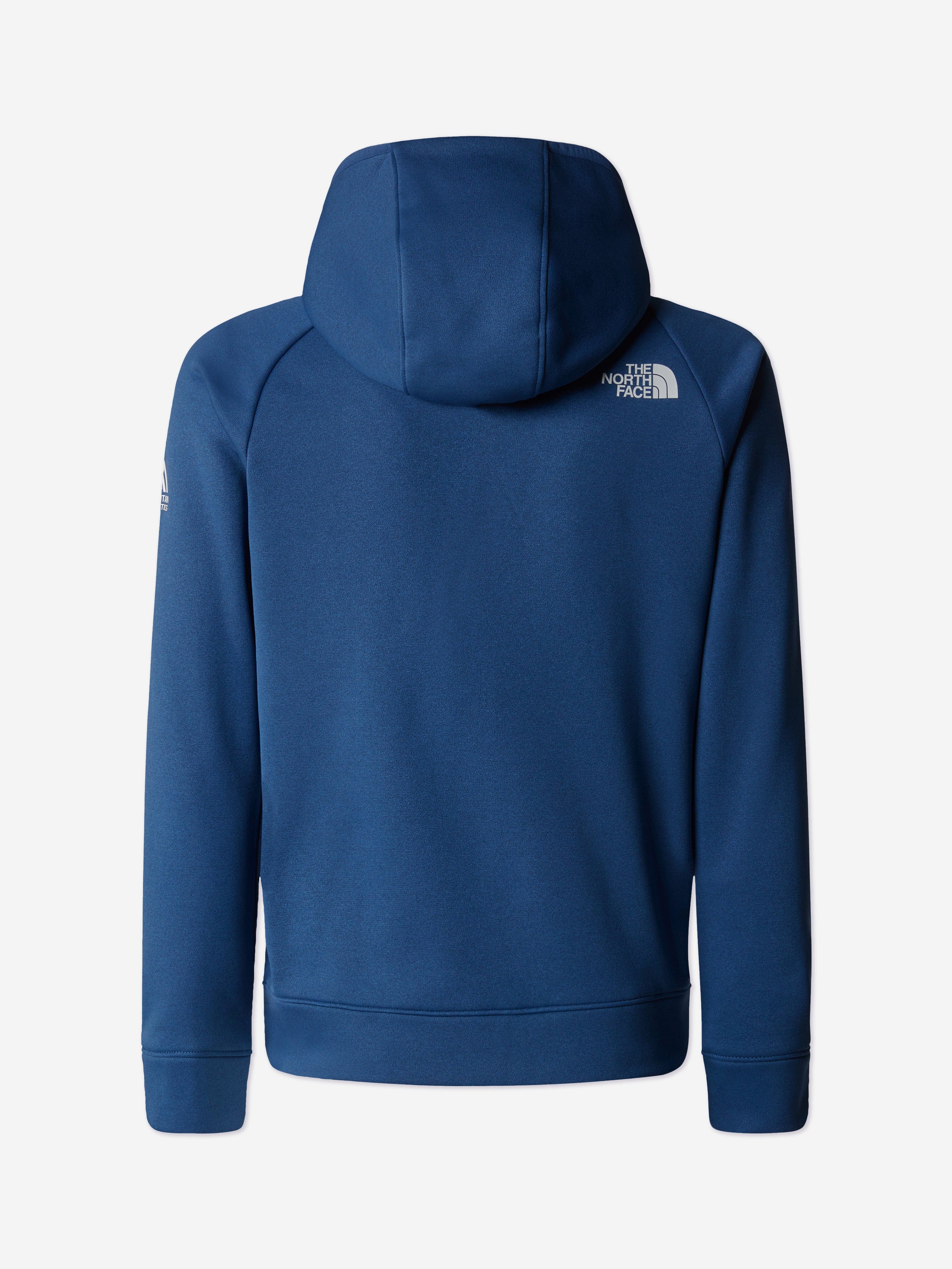 The North Face Boys Mountain Athletics Full Zip Hoodie in Blue