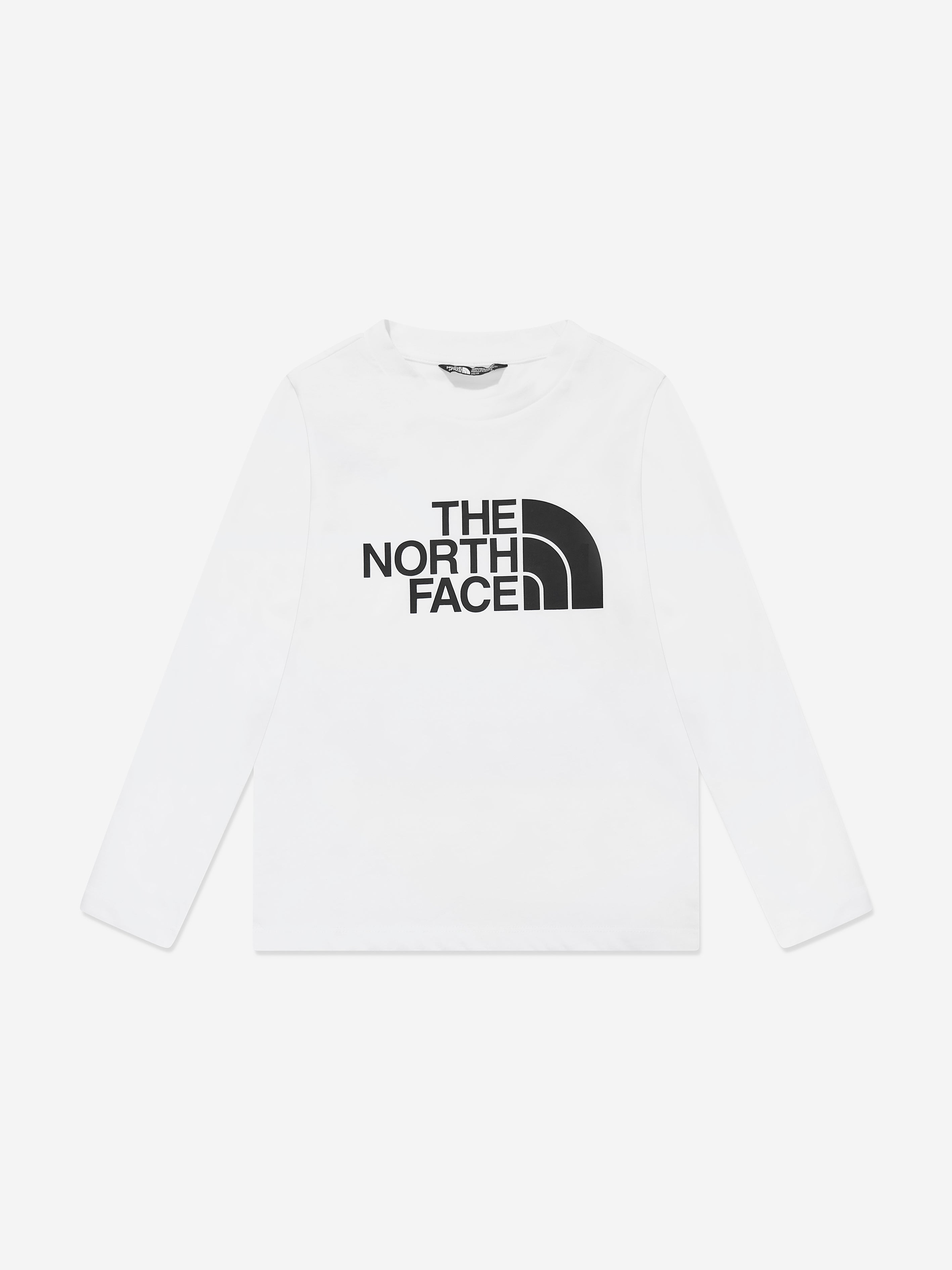 The North Face Boys Easy Long Sleeve T-Shirt in White