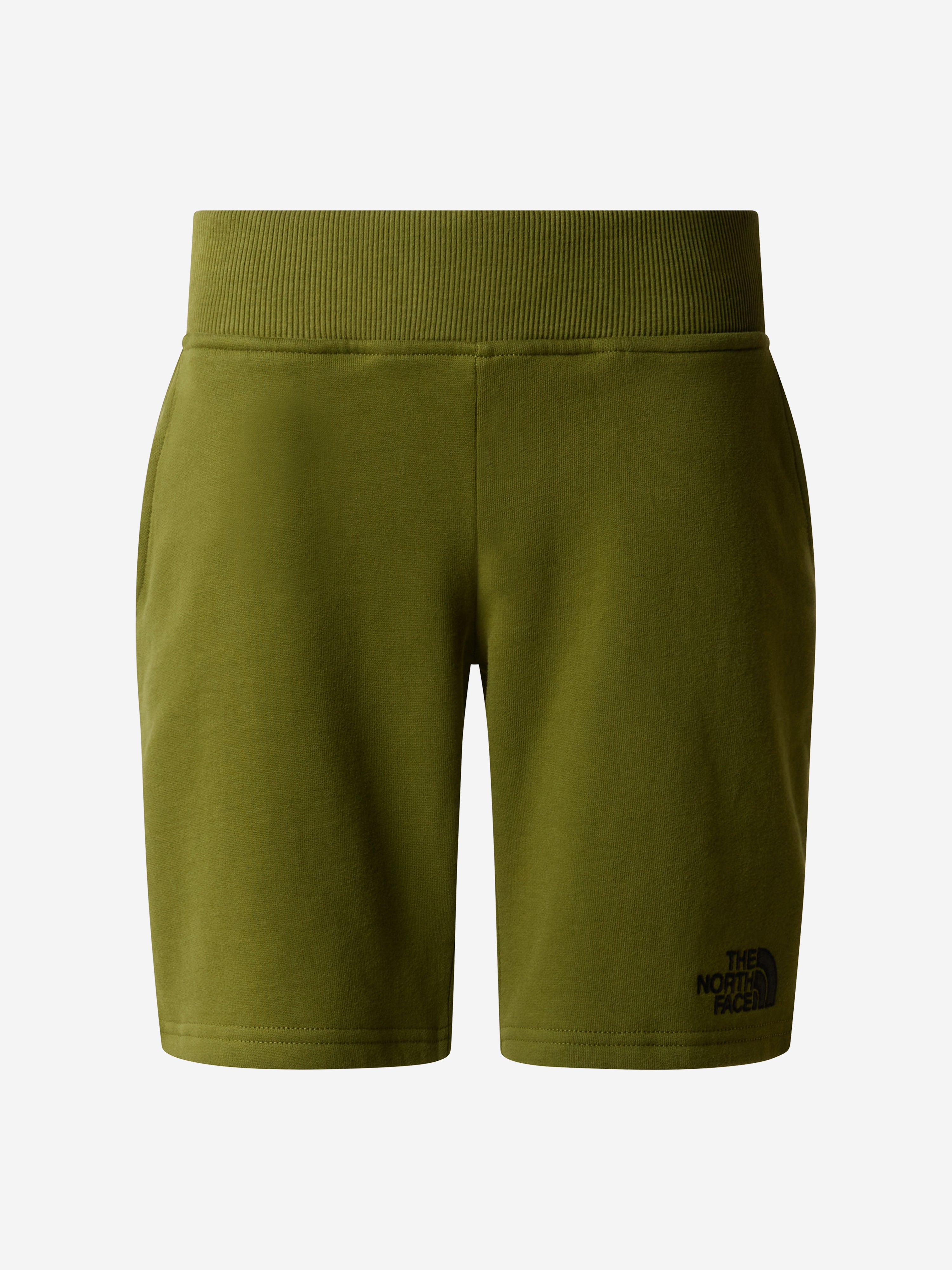 Boys Cotton Shorts in Green