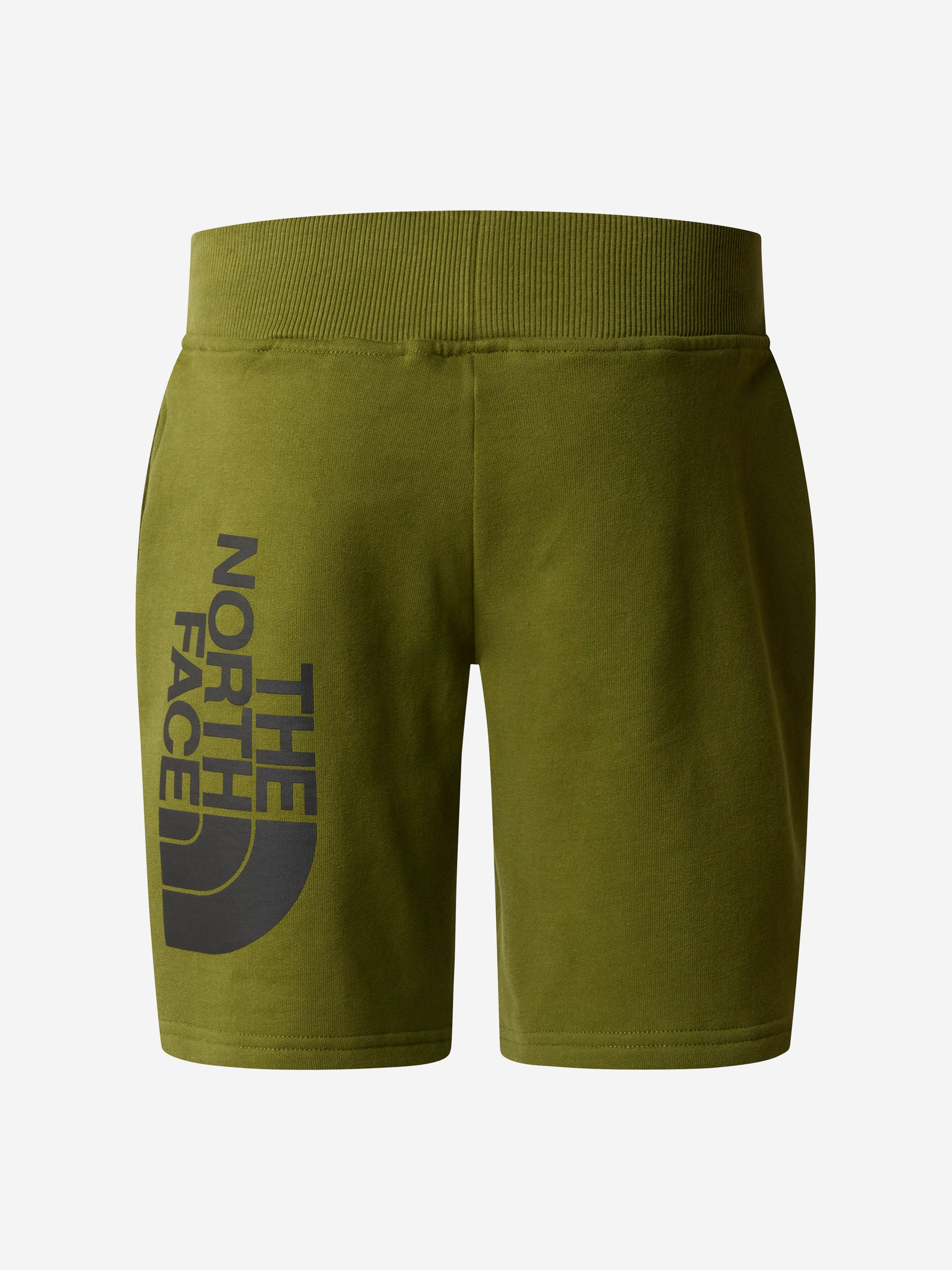 Boys Cotton Shorts in Green