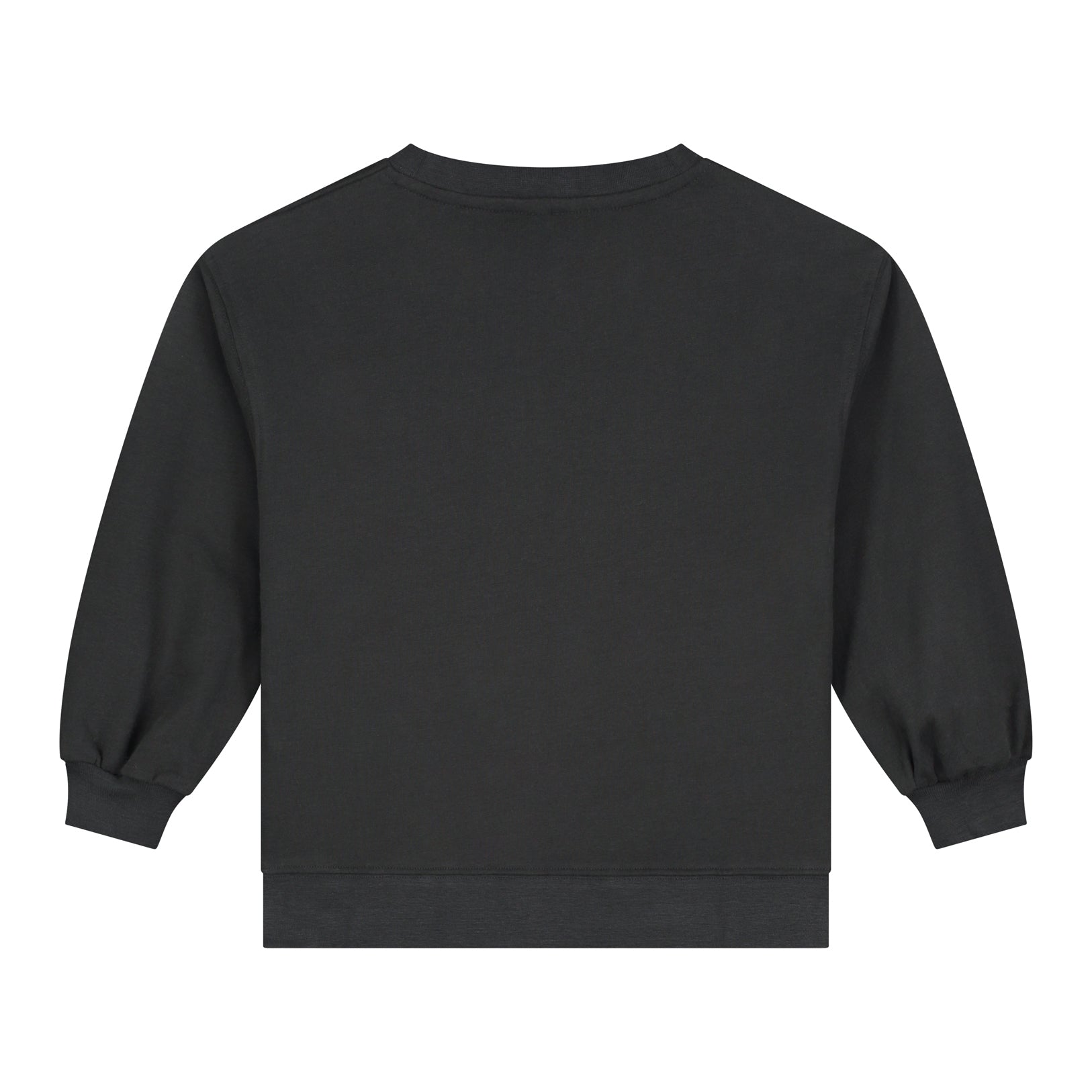 Boys & Girls Black Cotton Sweatshirt