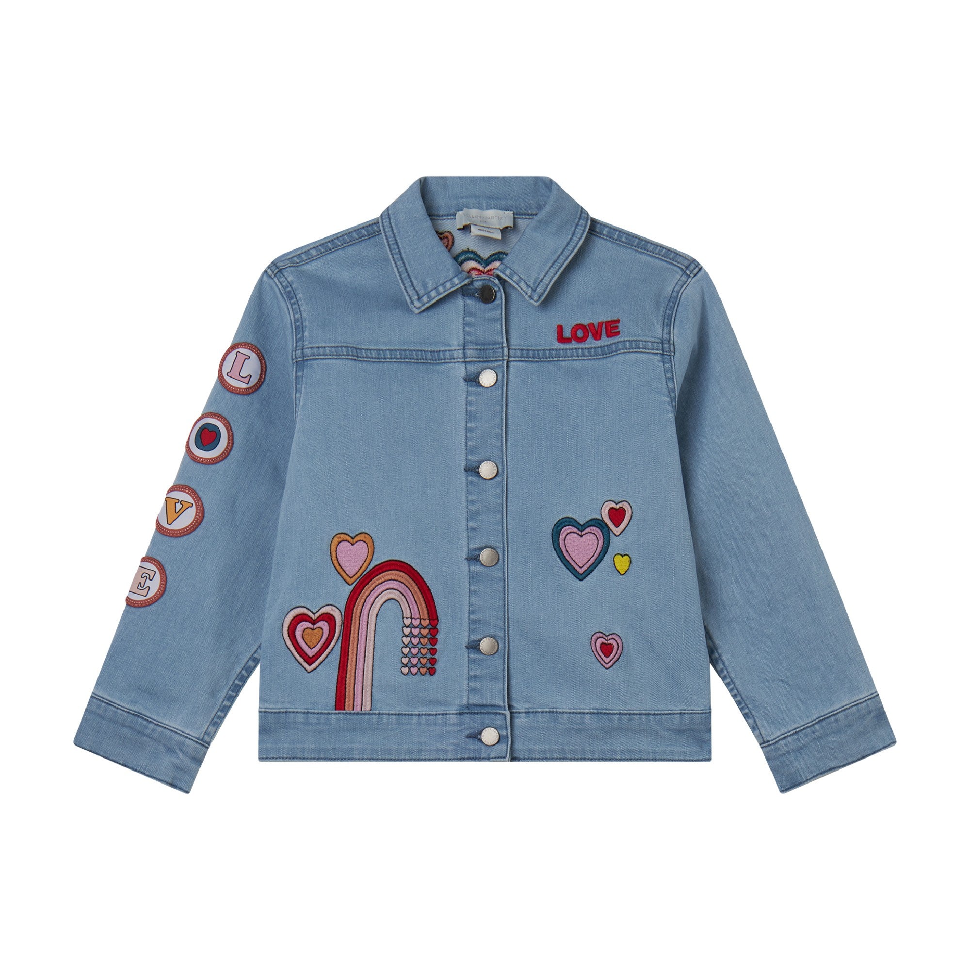 Girls Light Blue Denim Jacket