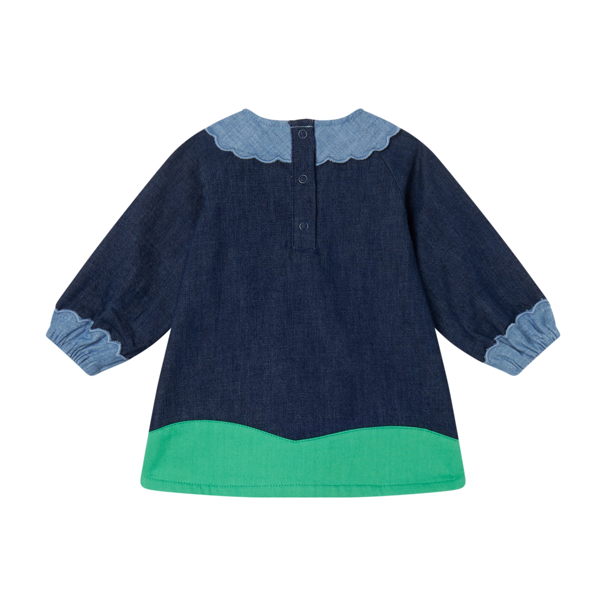 Baby Girls Blue Denim Dress