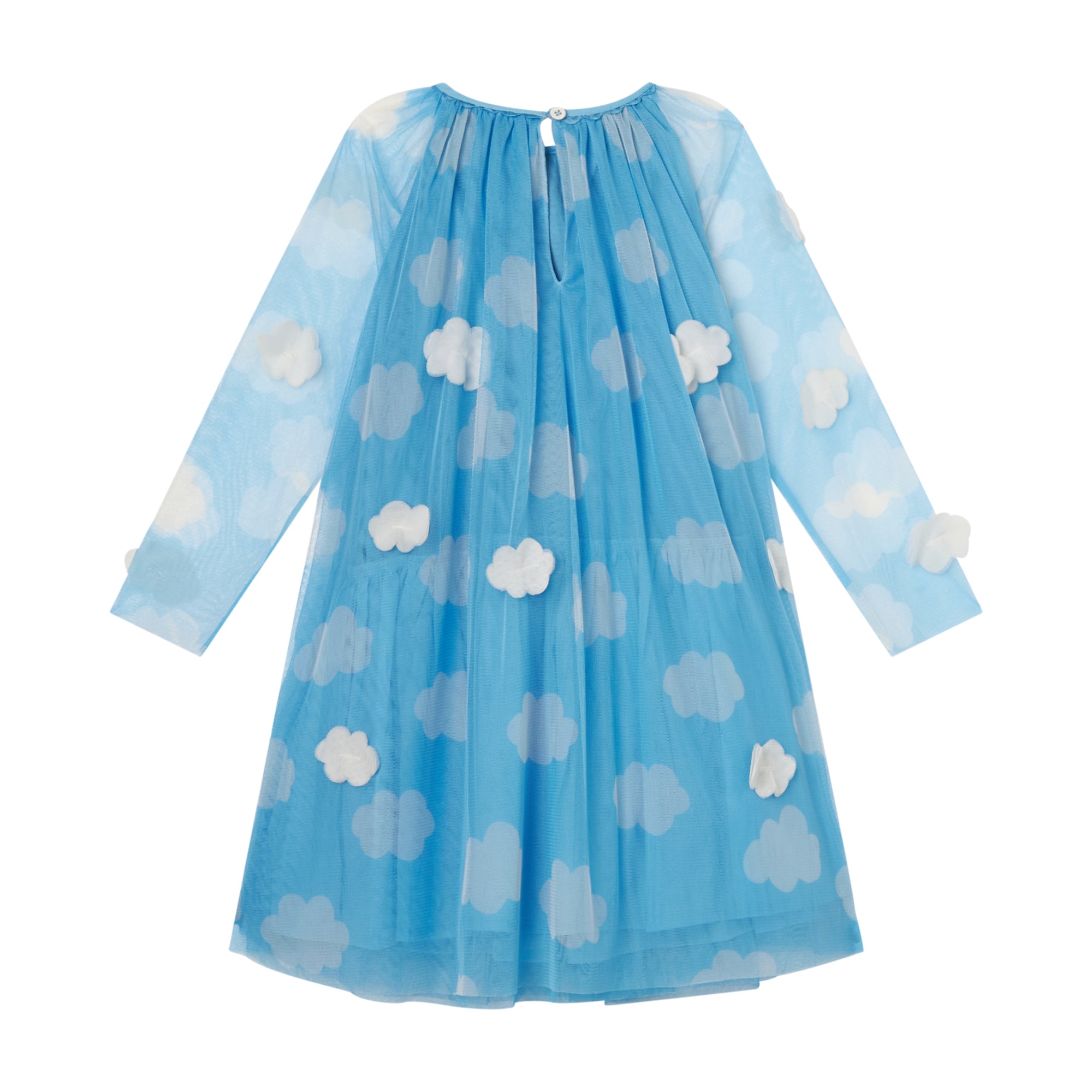 Girls Blue Tulle Dress