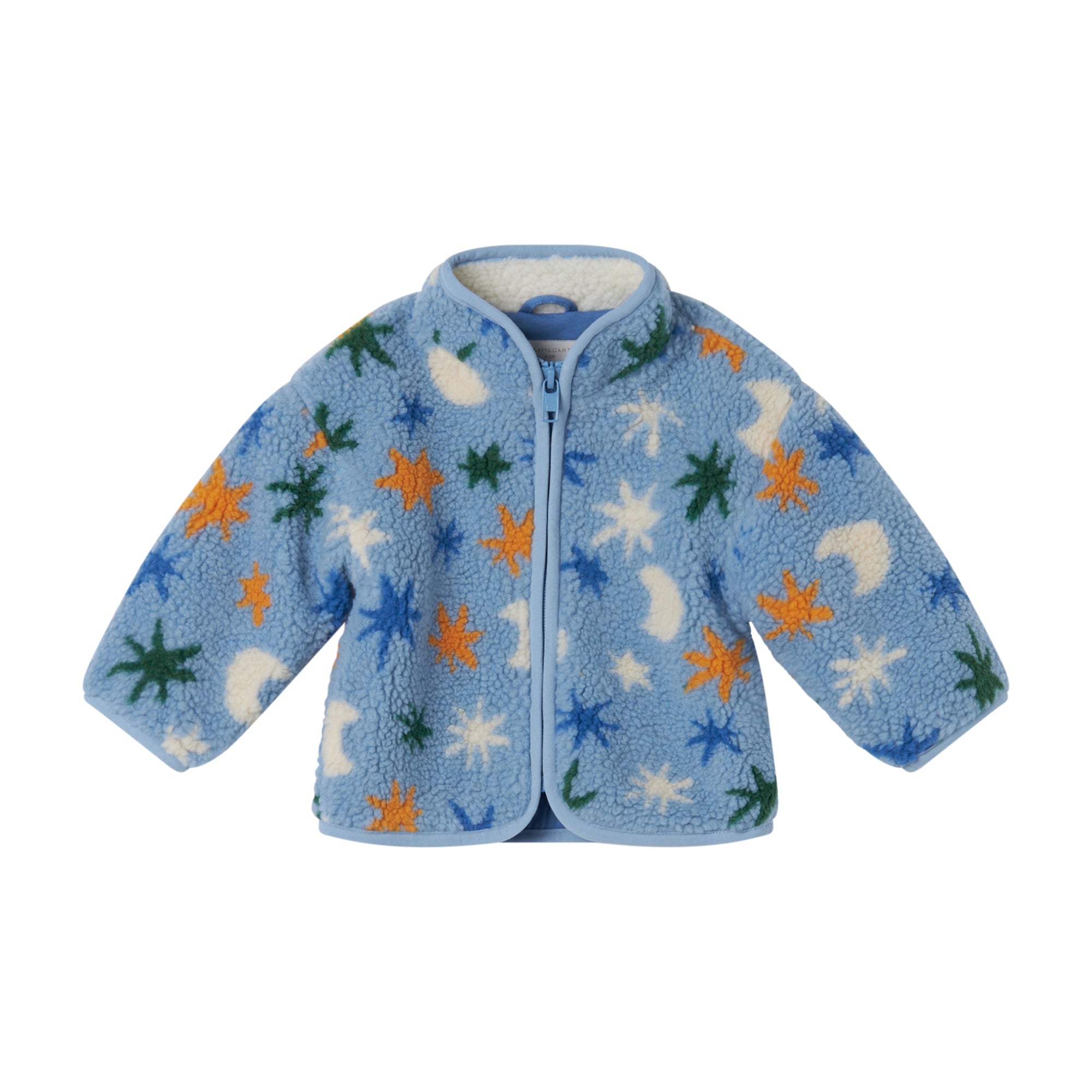 Baby Boys Blue Sherpa Jacket