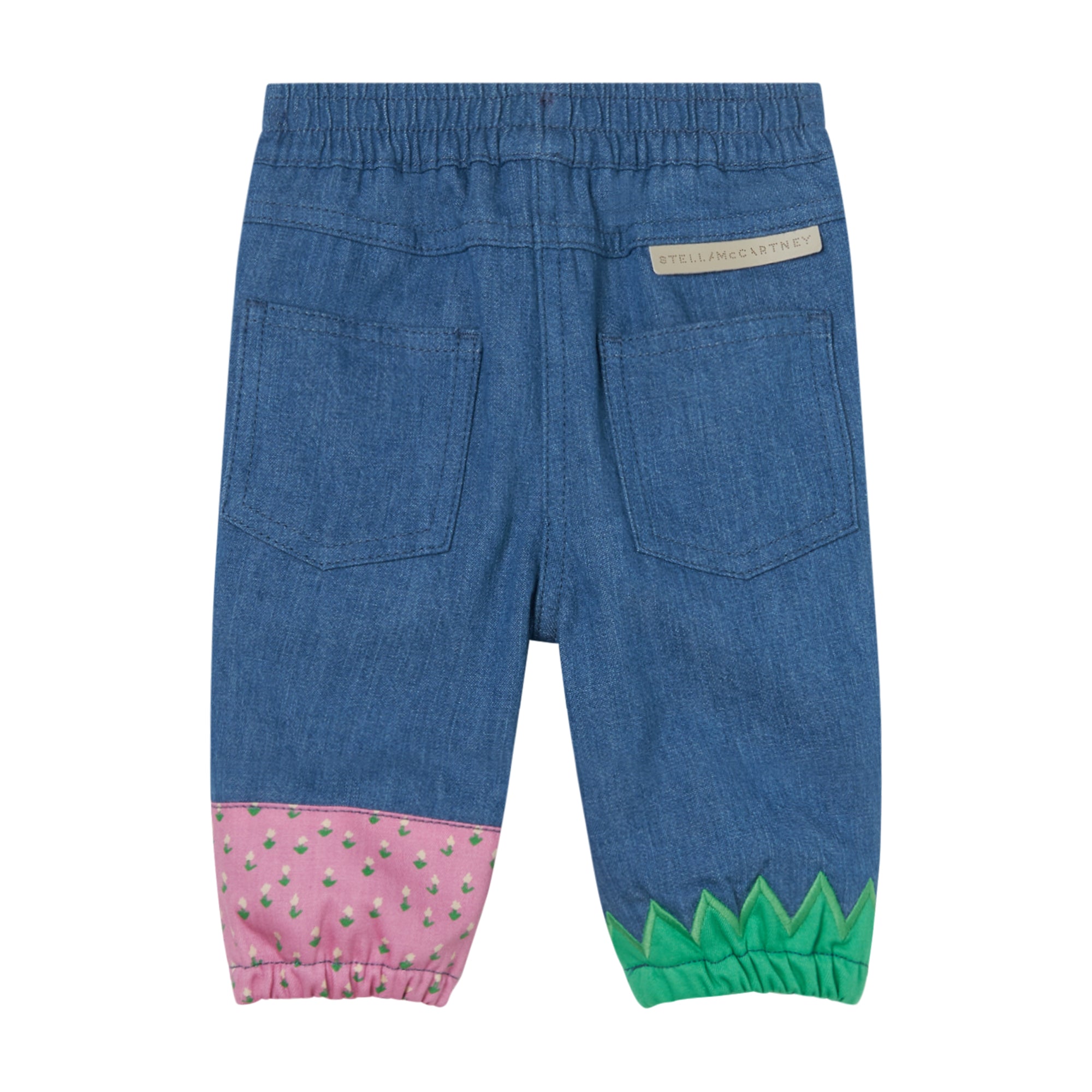 Baby Girls Blue Denim Trousers