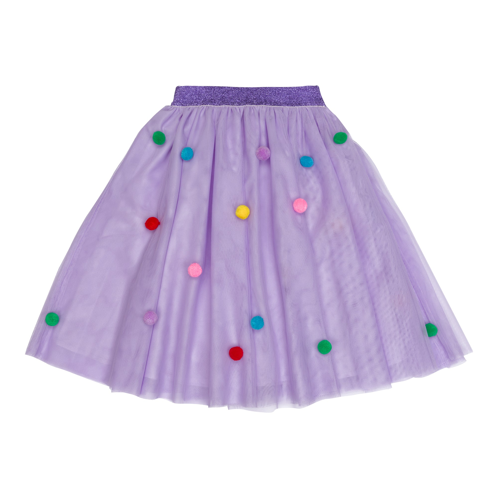 Girls Purple Tulle Skirt