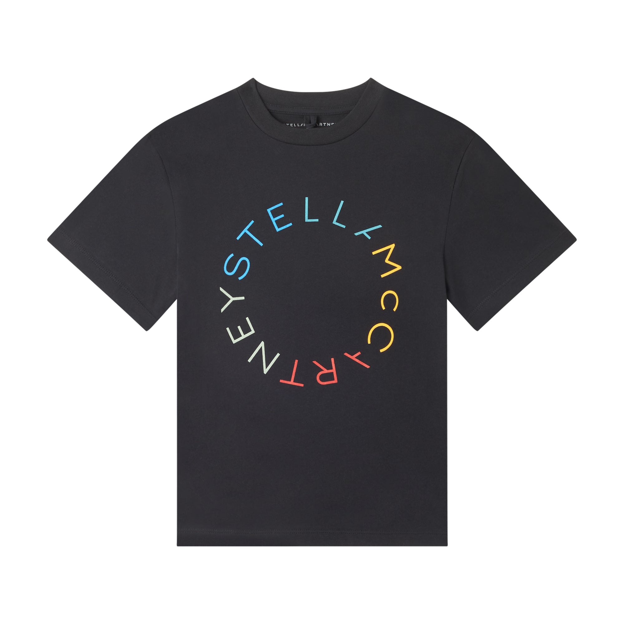 Boys Black Logo Cotton T-Shirt