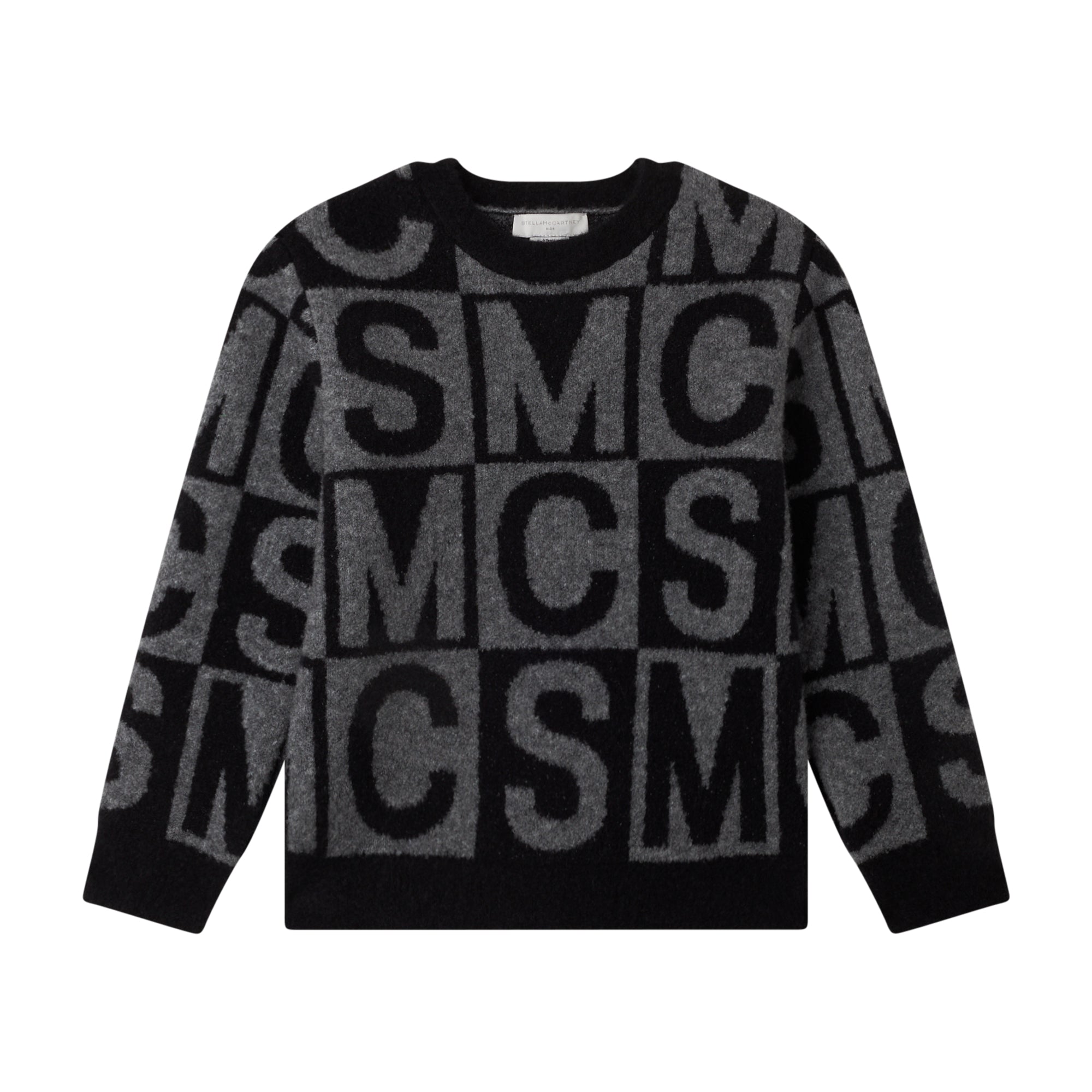 Boys Black Logo Sweater