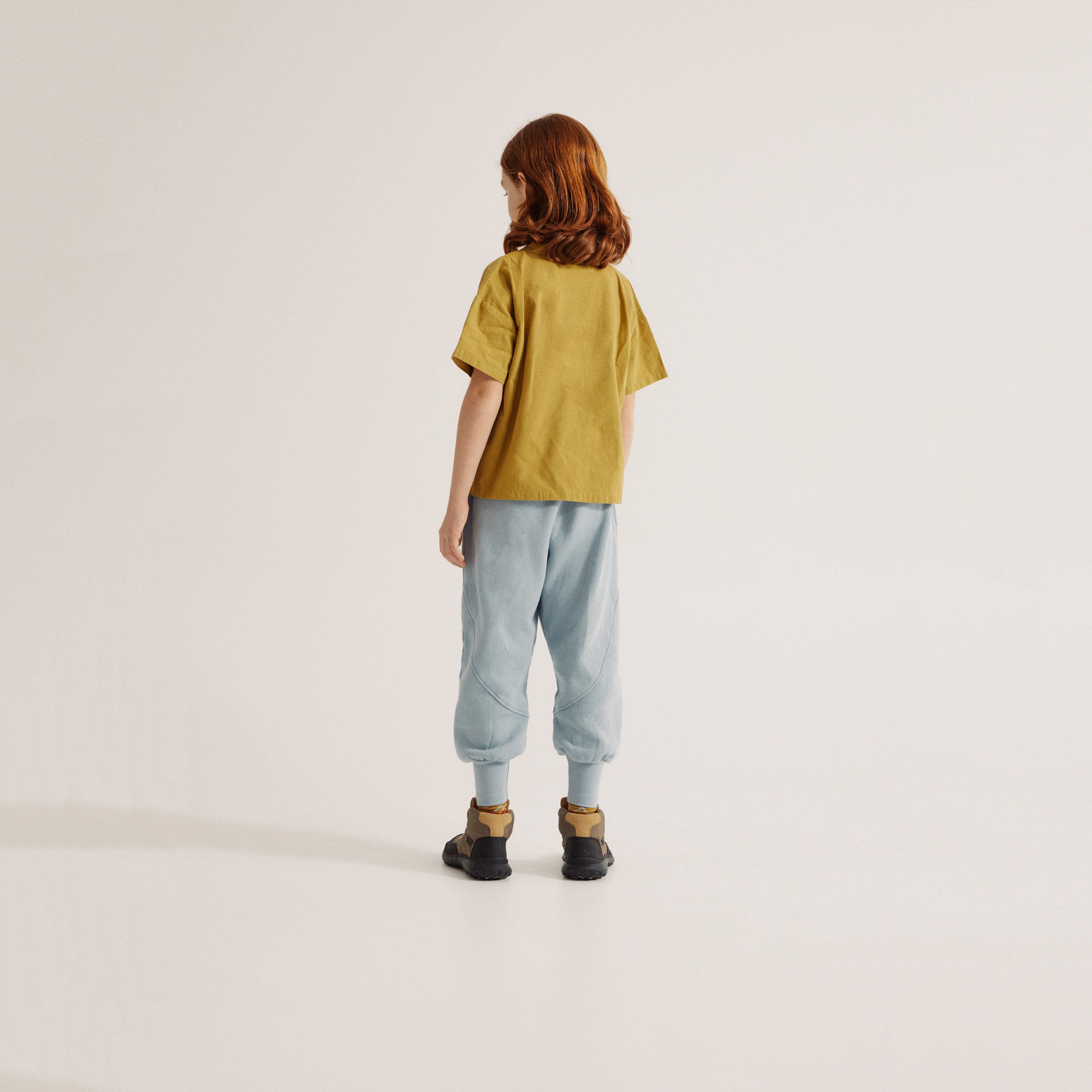 Boys & Girls Light Blue Cotton Trousers