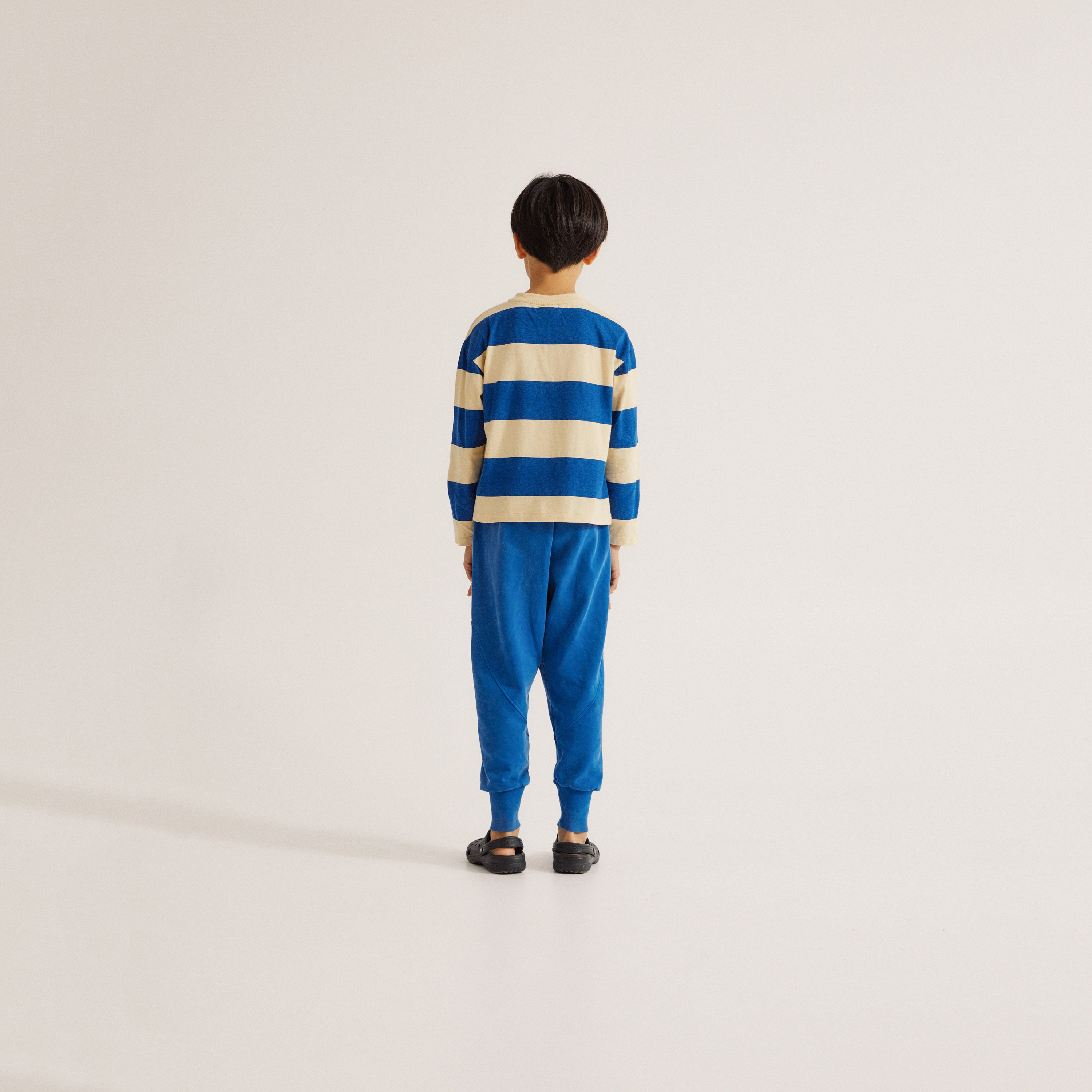 Boys & Girls Blue Cotton Trousers