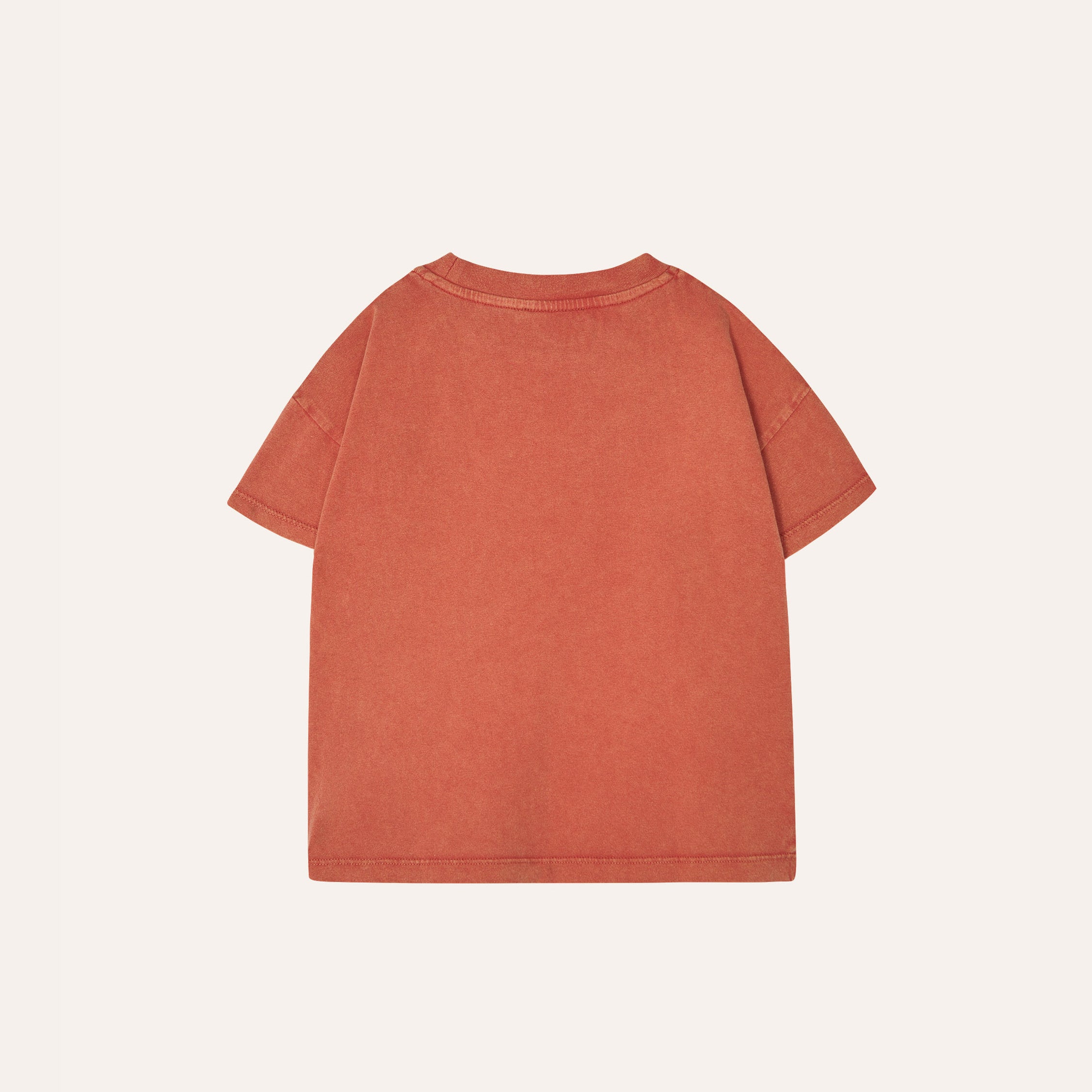 Boys & Girls Red Cotton T-Shirt