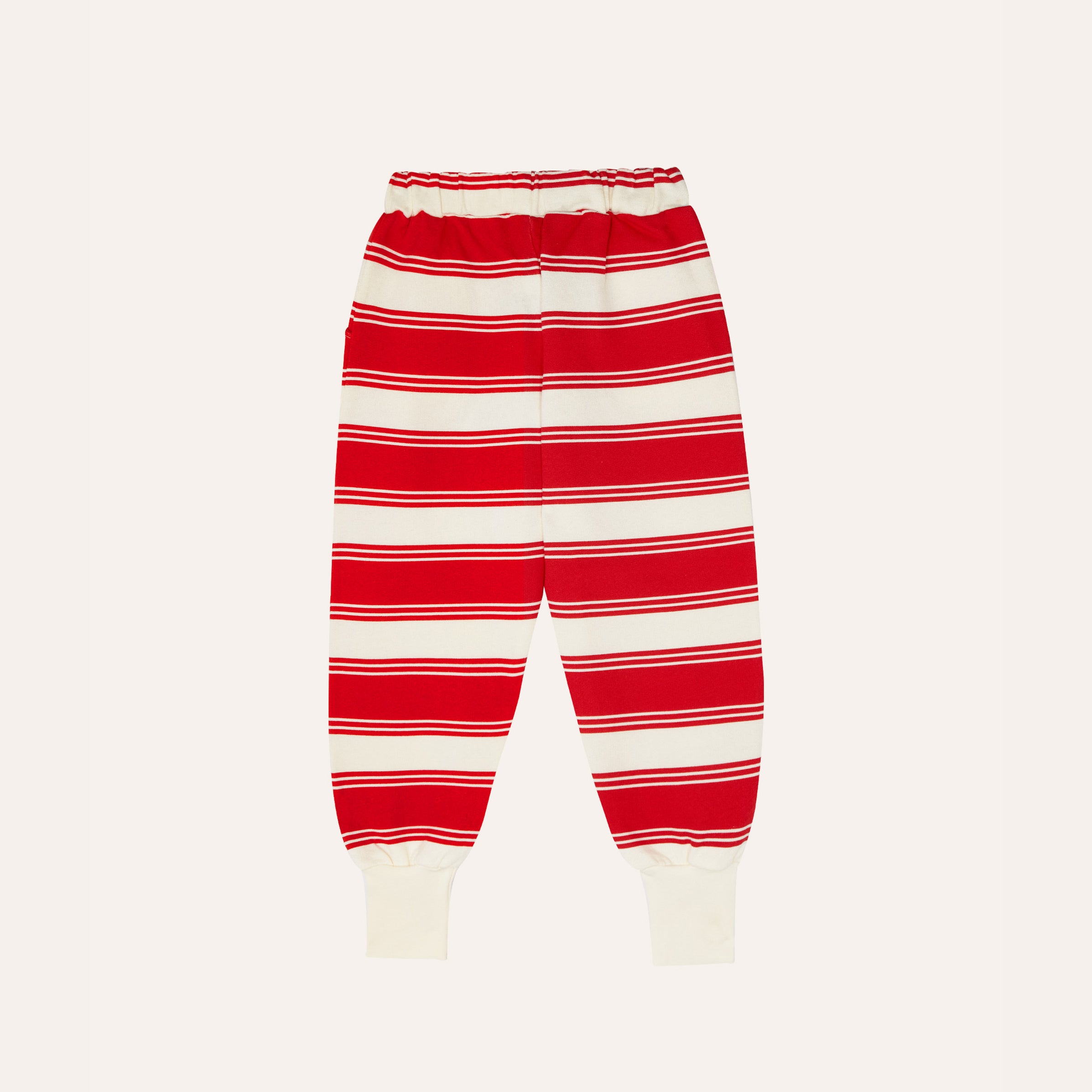 Boys & Girls Red Stripes Cotton Trousers