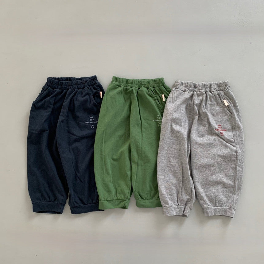 Boys & Girls Navy Cotton Trousers