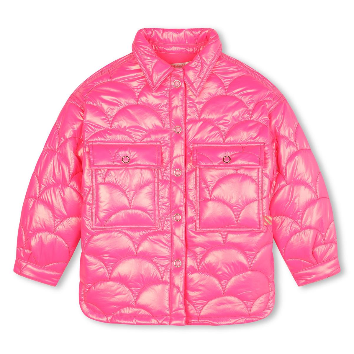 Girls Bright Pink Padded Jacket