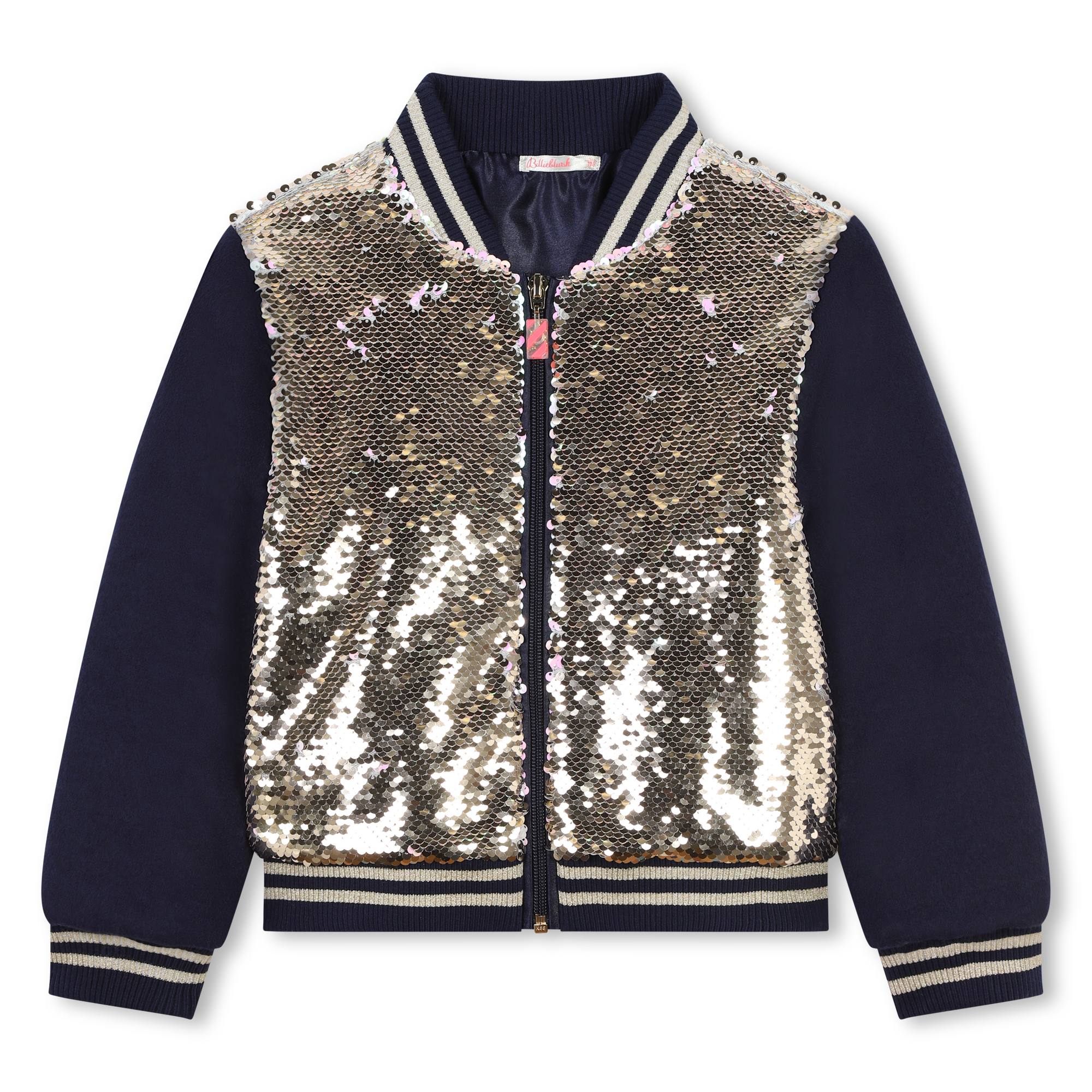 Girls Gold Sequin Jacket