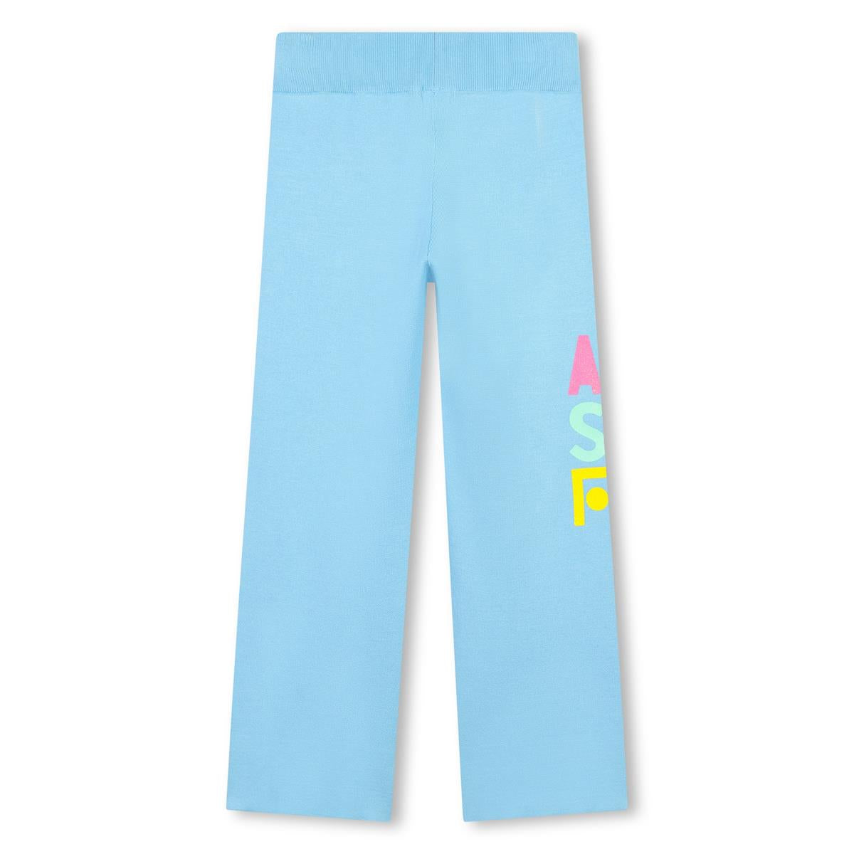 Girls Blue Cotton Trousers