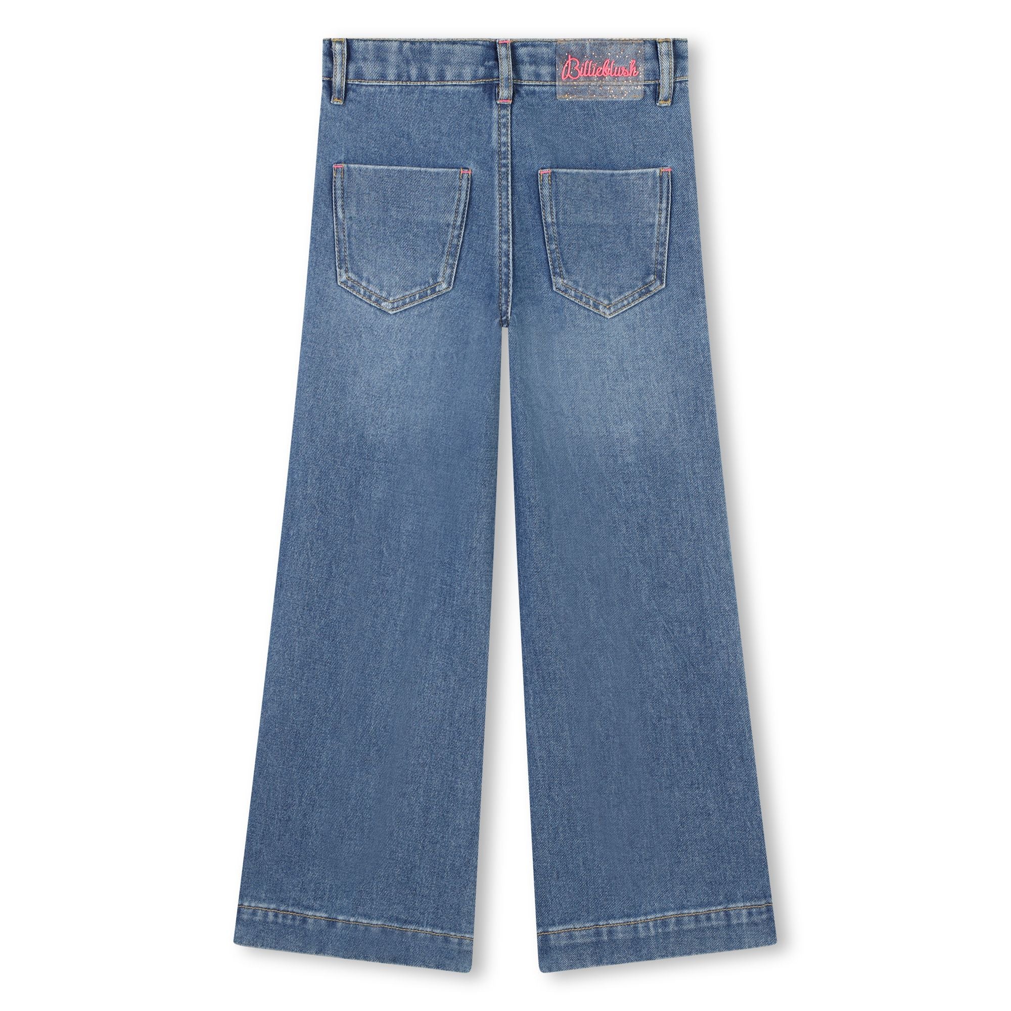 Girls Blue Denim Trousers