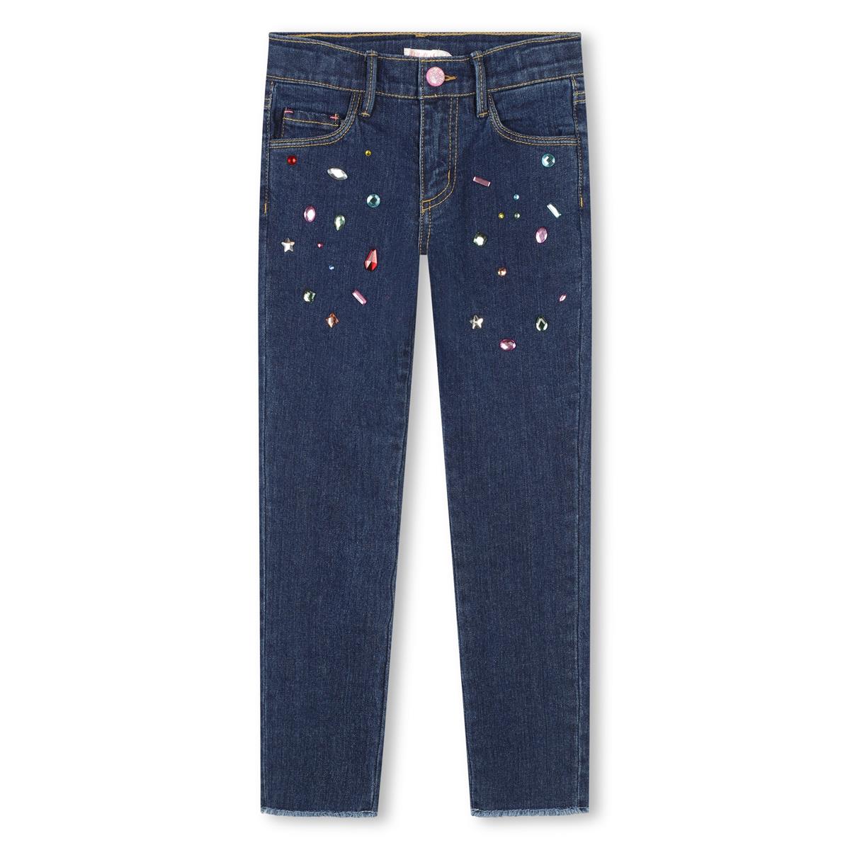 Girls Blue Denim Trousers