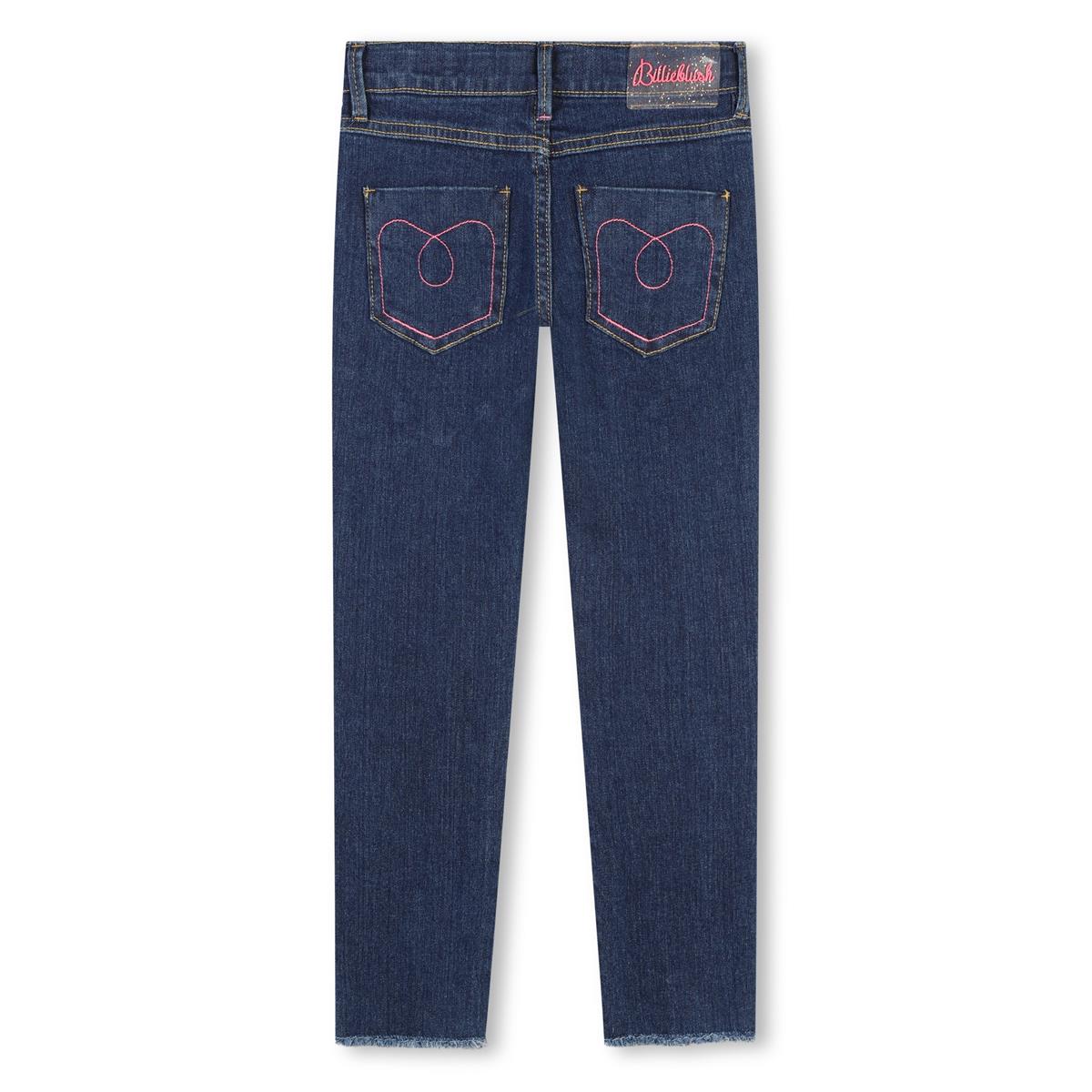 Girls Blue Denim Trousers