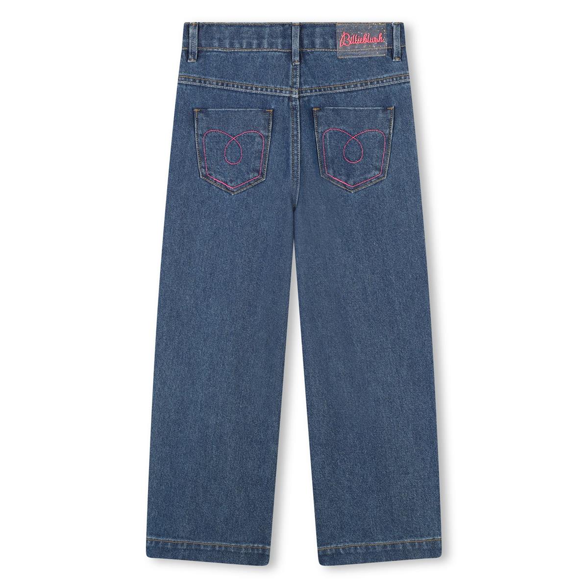 Girls Blue Denim Trousers