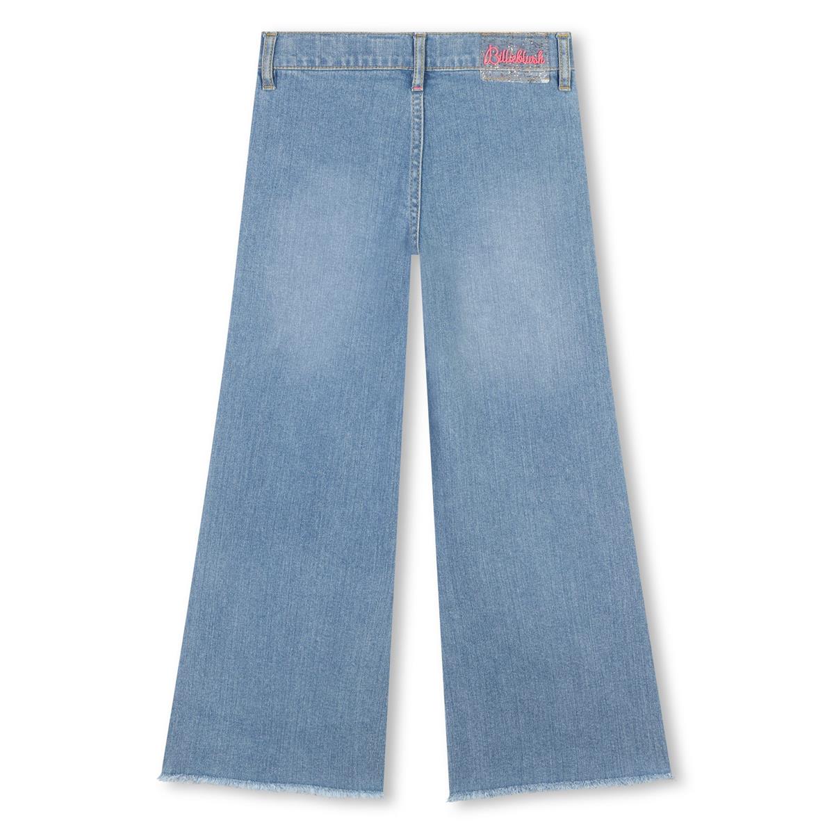 Girls Blue Denim Trousers