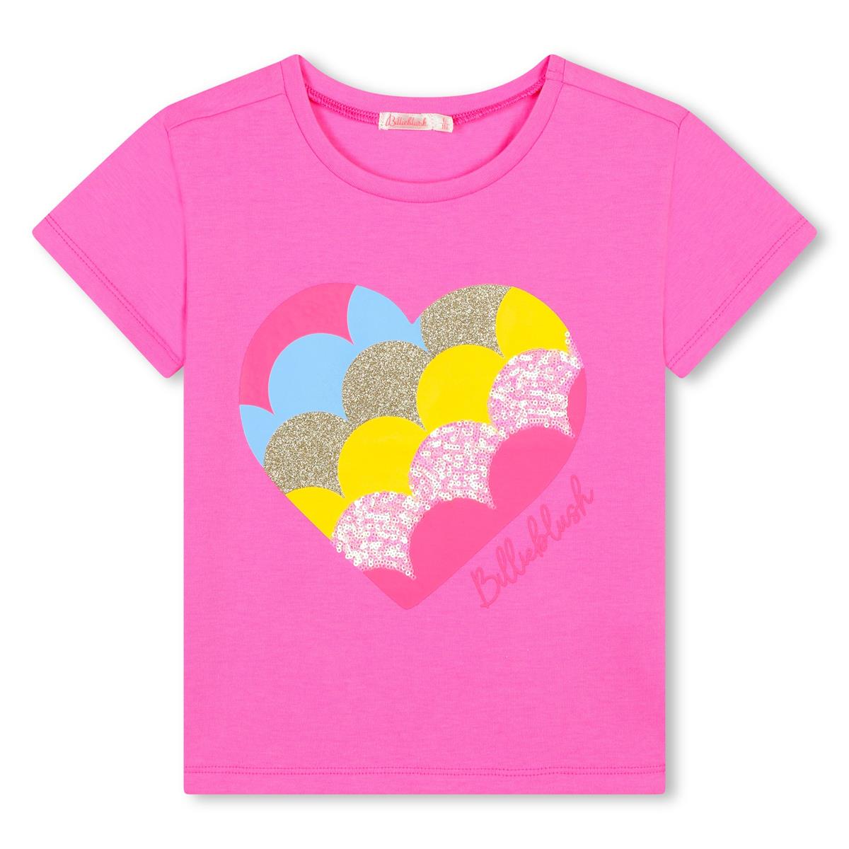 Girls Pink Heart T-Shirt