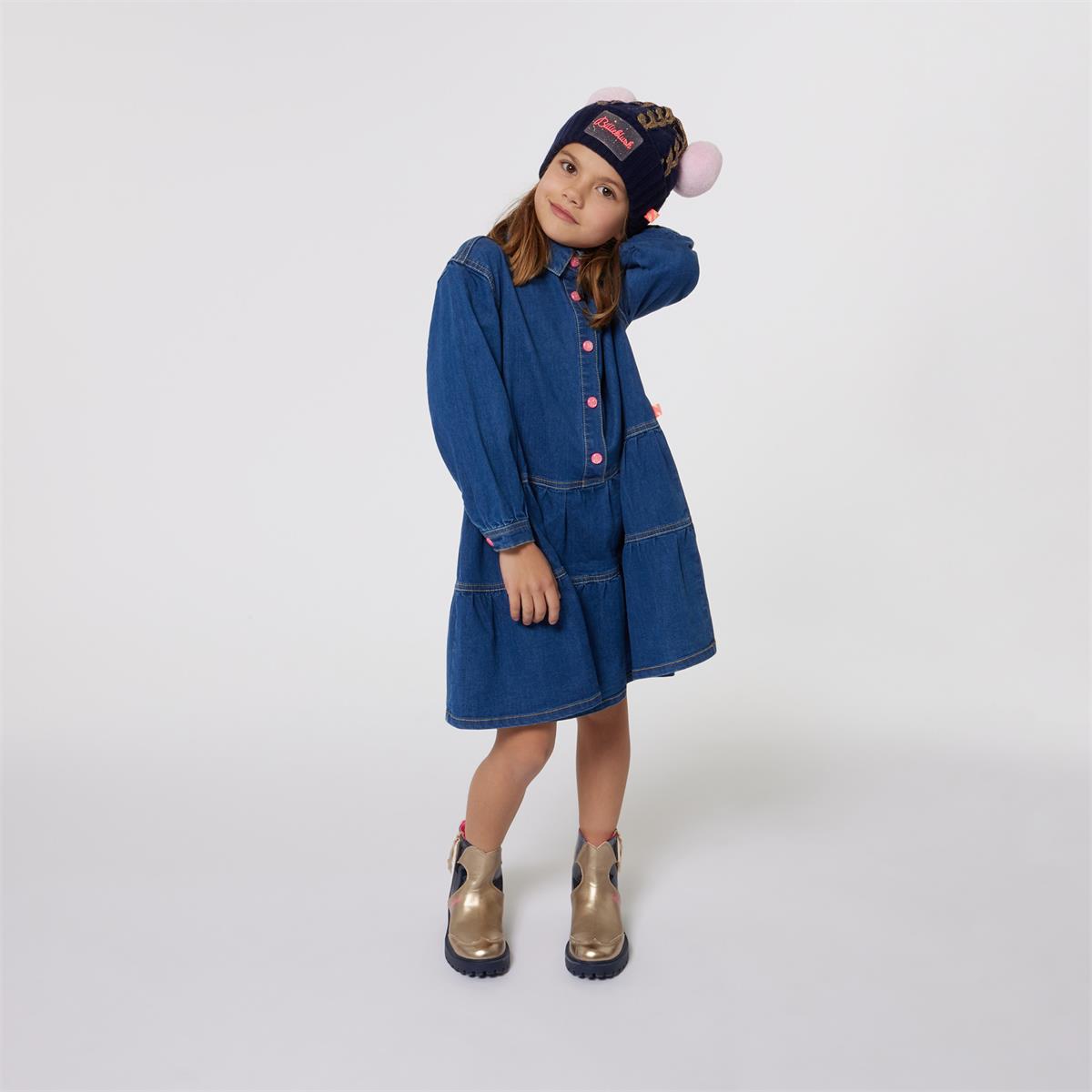 Girls Blue Denim Dress