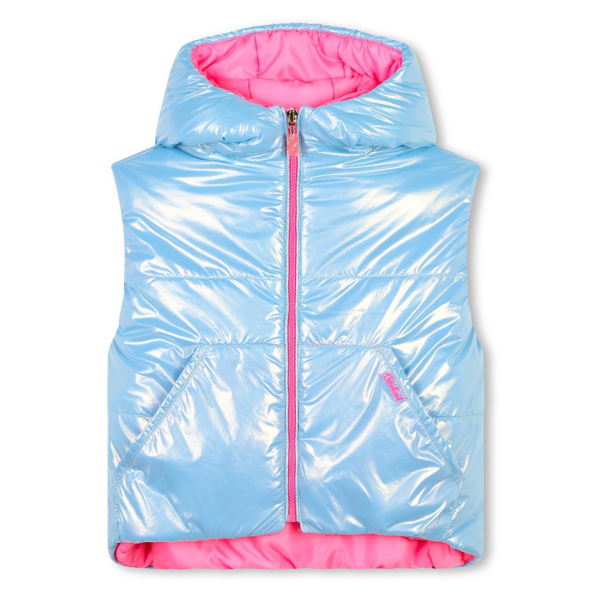 Girls Blue Padded Gilet