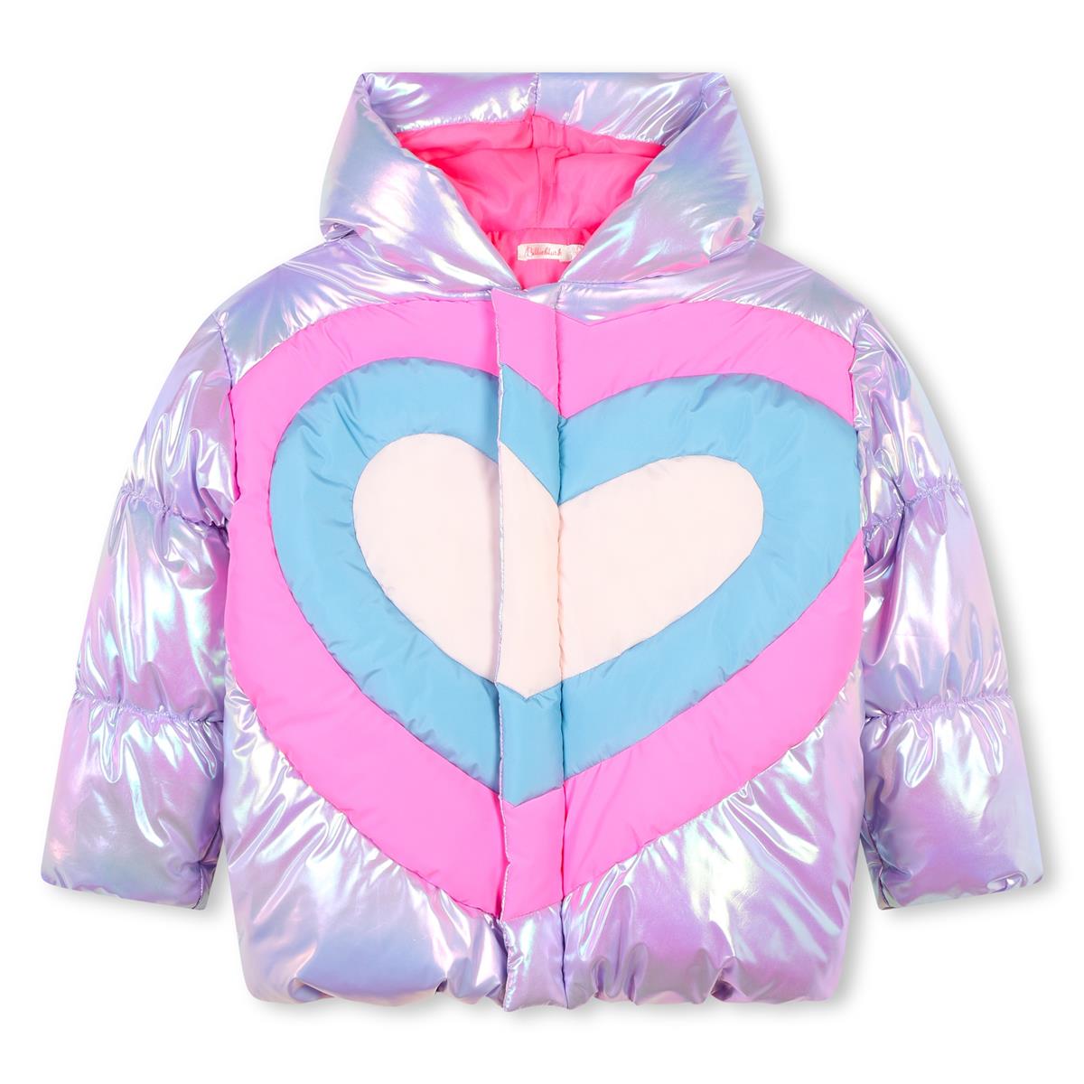 Girls Violet Padded Jacket