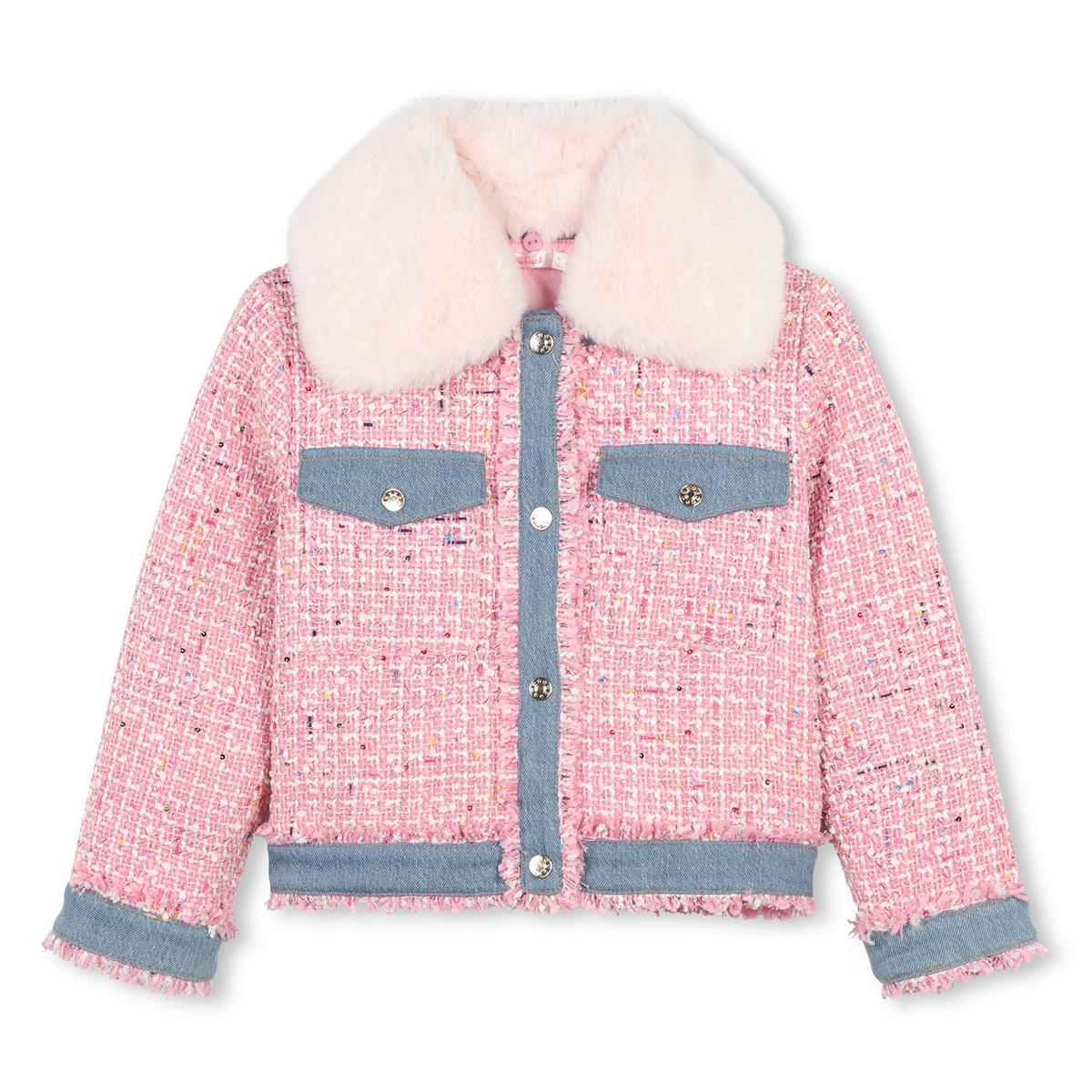 Girls Pink Padded Jacket