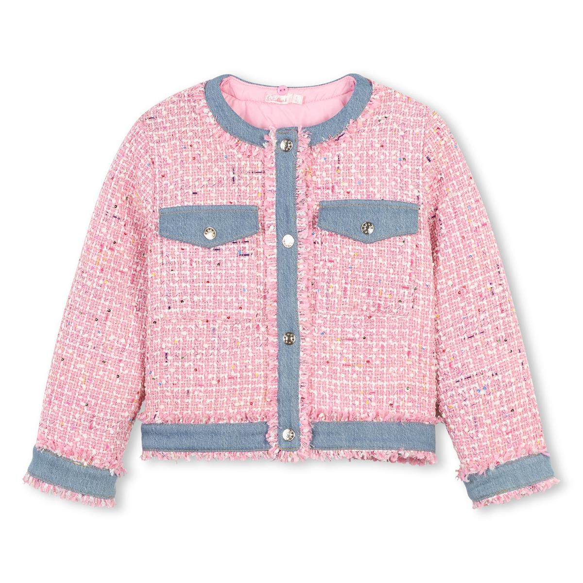 Girls Pink Padded Jacket