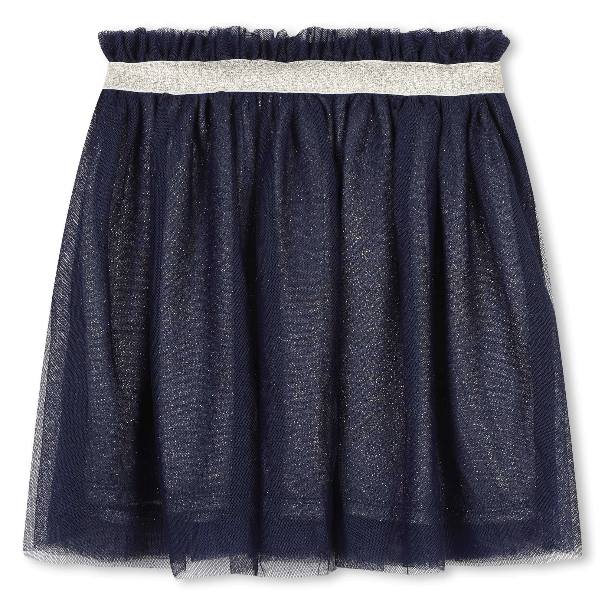 Girls Navy Tulle Skirt