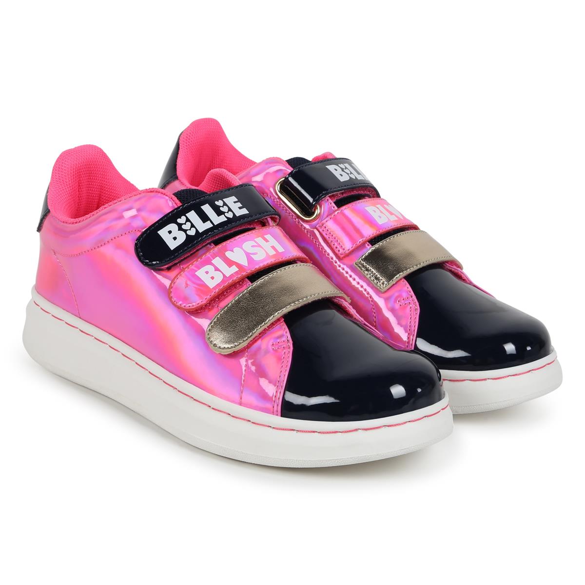 Girls Pink Velcro Shoes