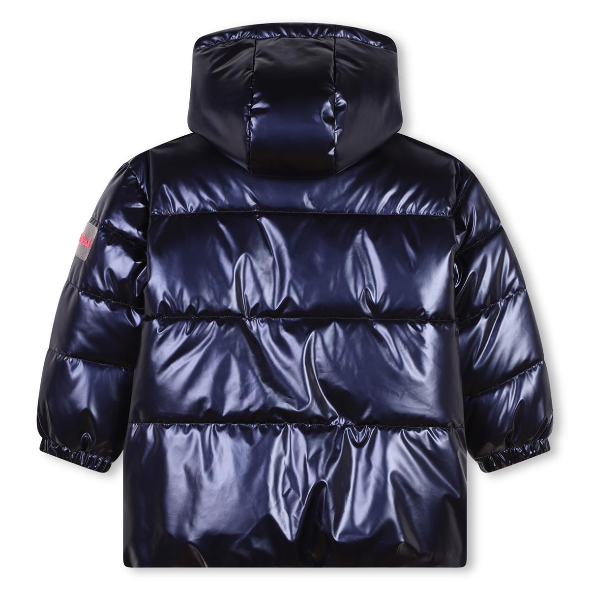 Girls Dark Blue Padded Coat