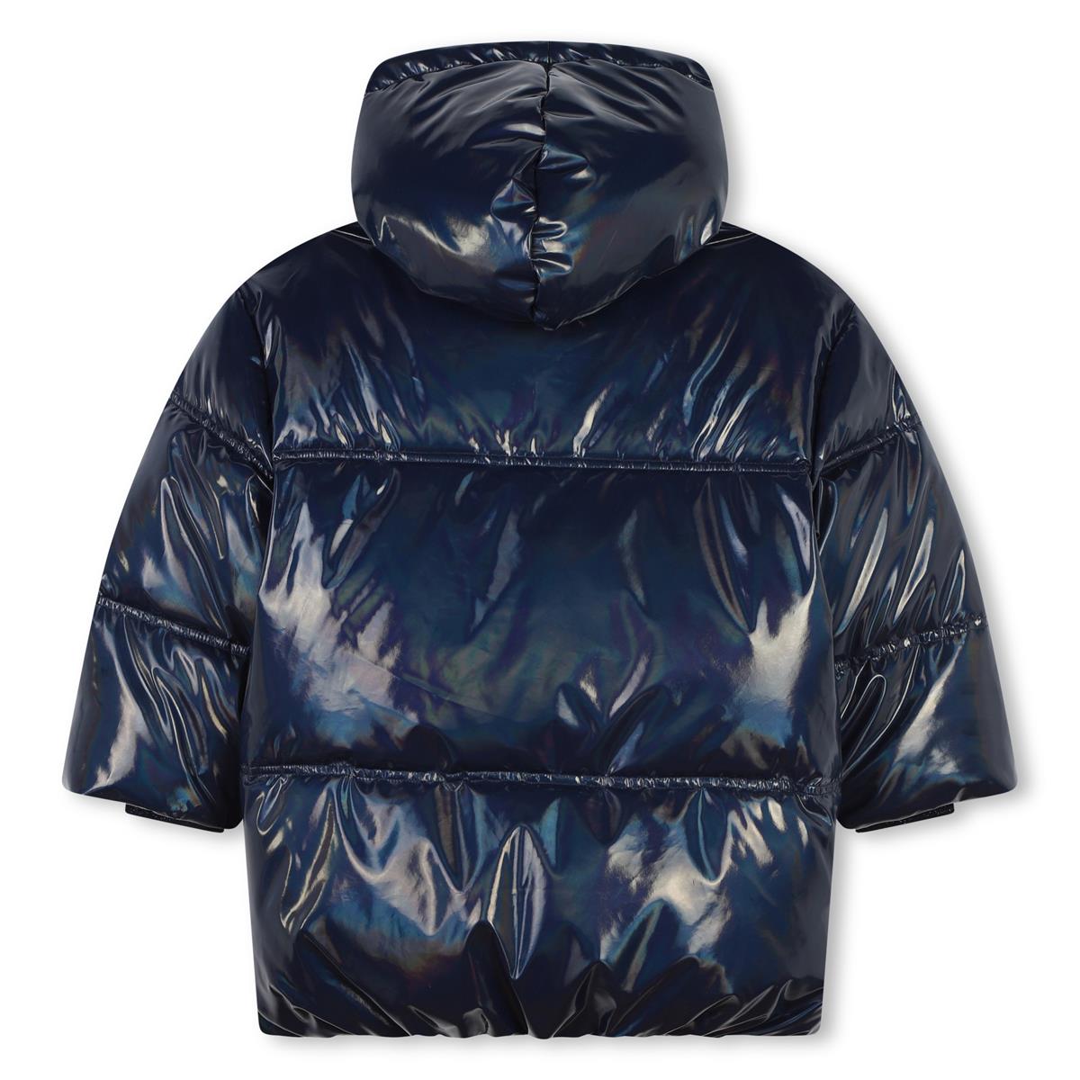 Girls Dark Blue Padded Coat