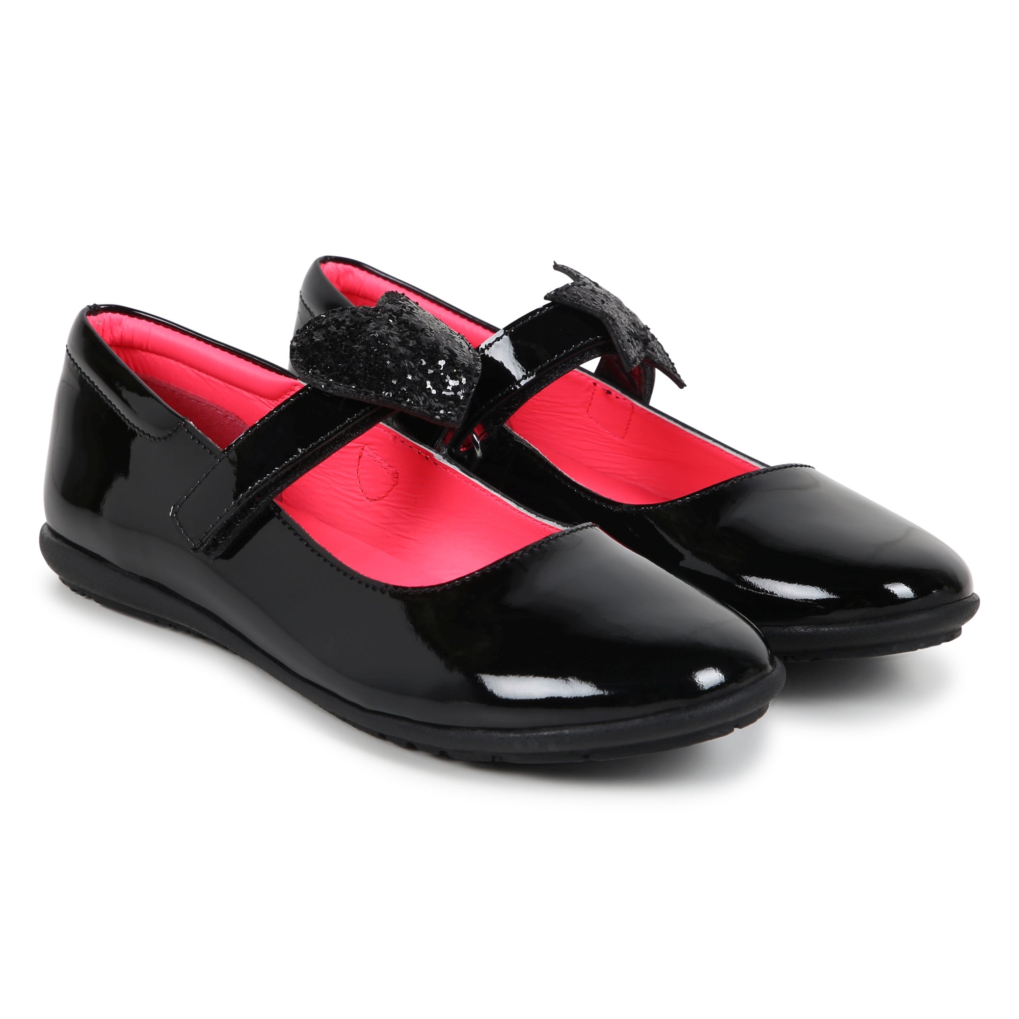 Girls Black Flat Shoes