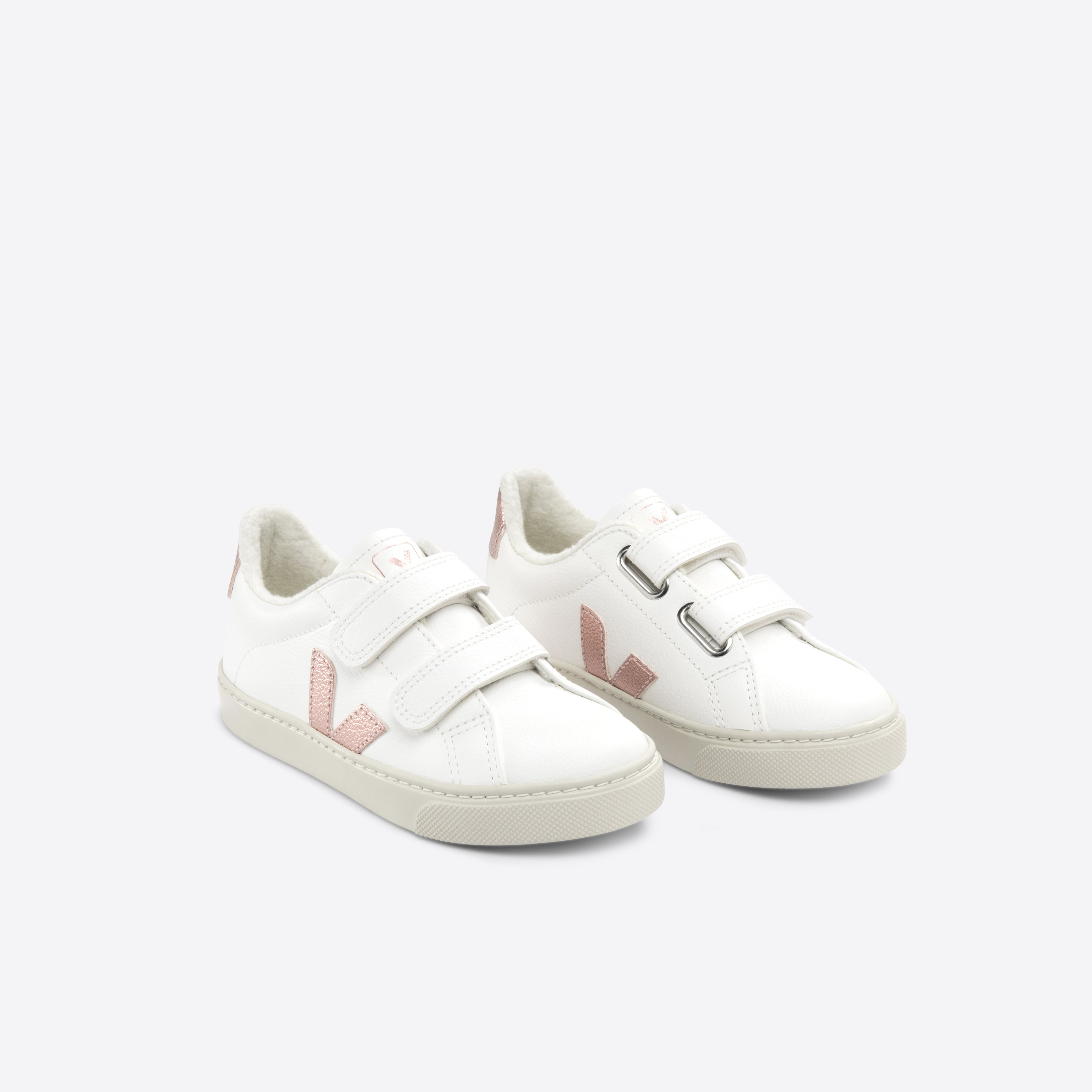 Boys & Girls White "SMALL ESPL" Shoes