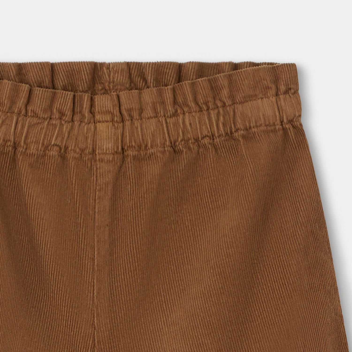 Girls Brown Corduroy Shorts