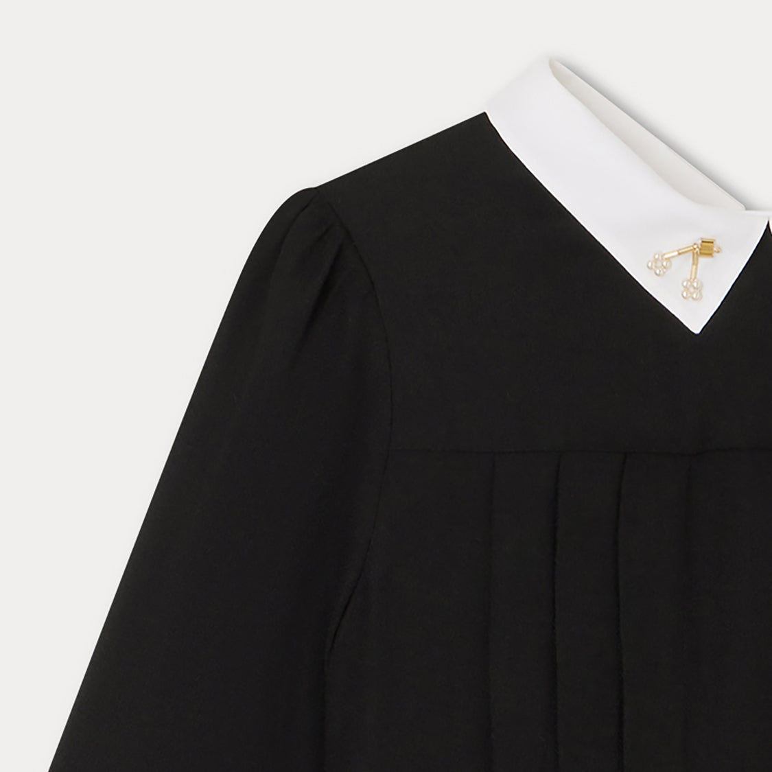 Girls Black Logo Dress