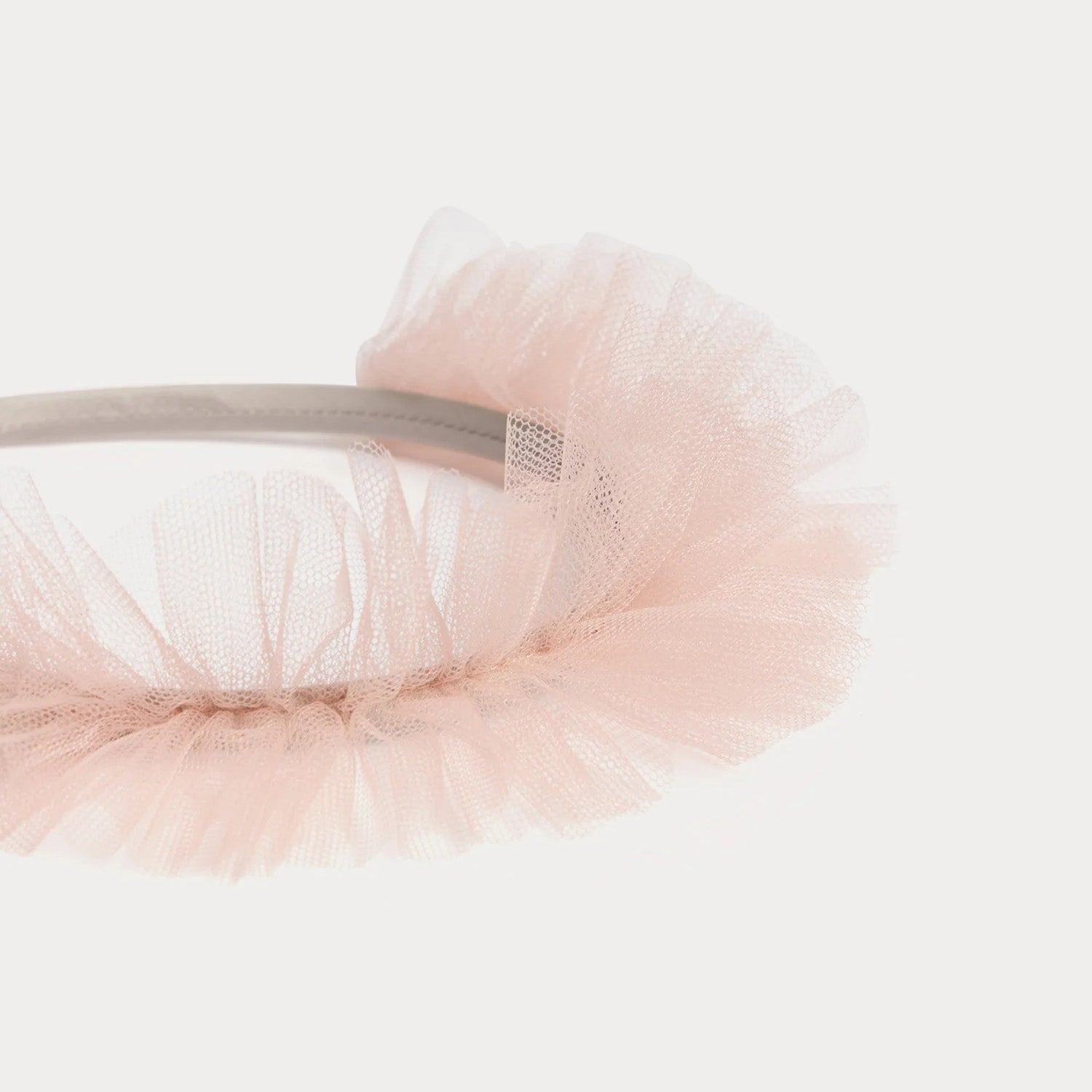 Girls Pink Tulle Headband