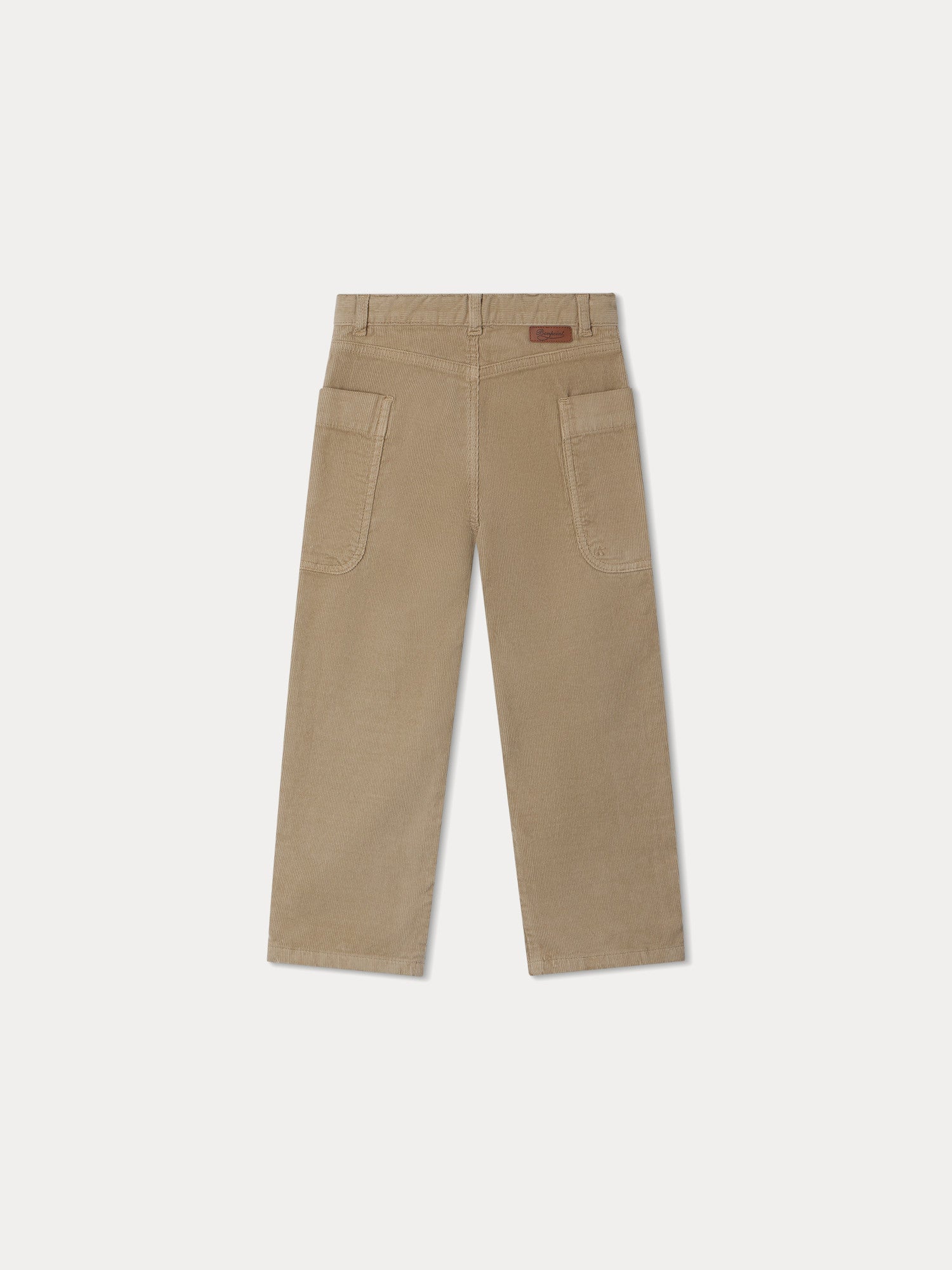 Girls Beige Corduroy Trousers