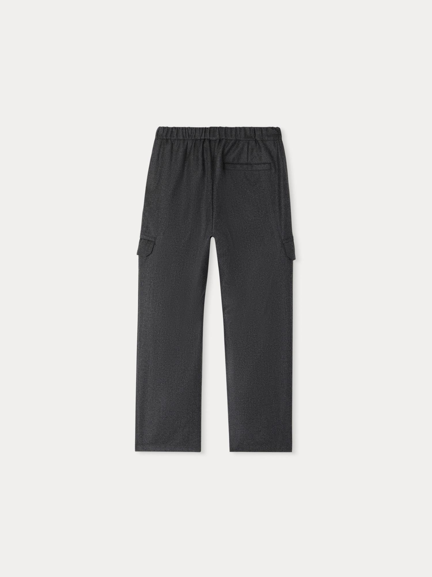 Boys Grey Wool Trousers