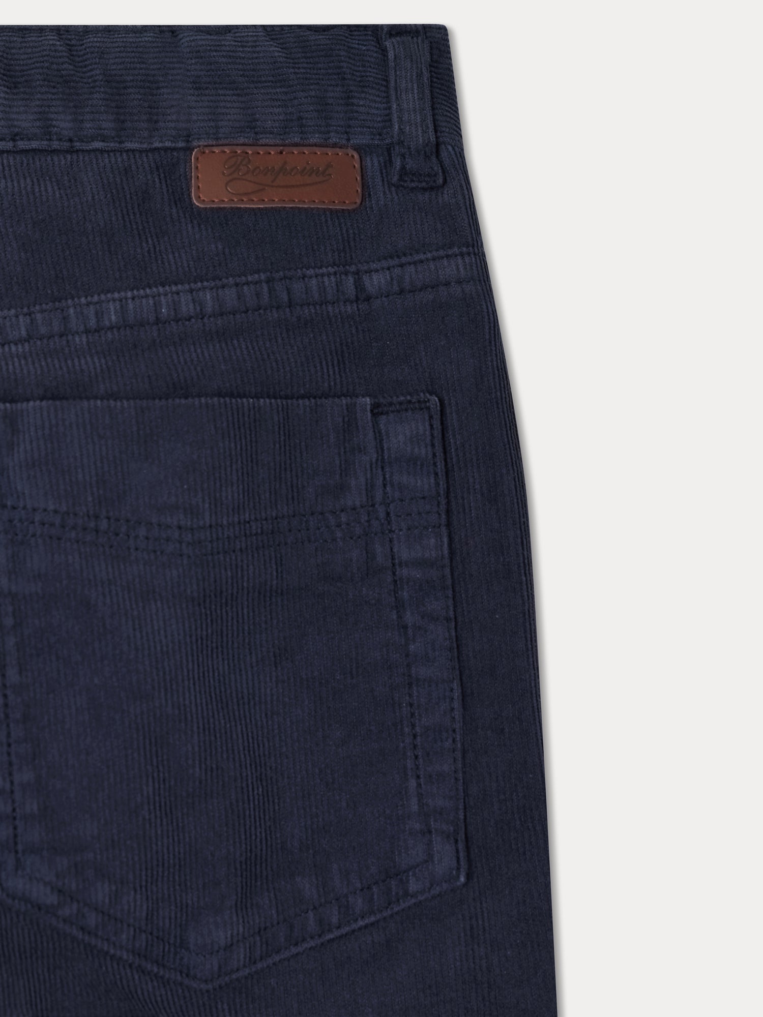 Boys Navy Corduroy Trousers