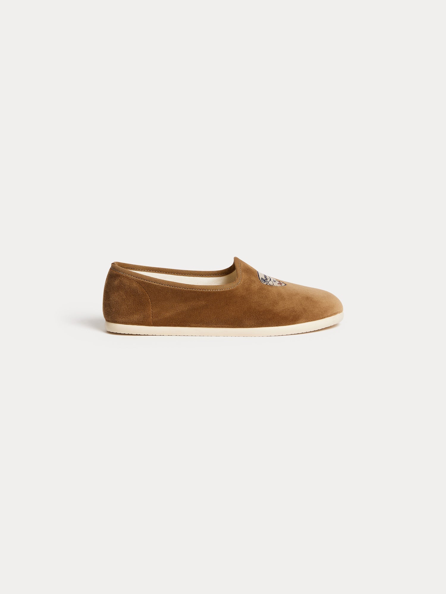 Boys Caramel Flat Shoes