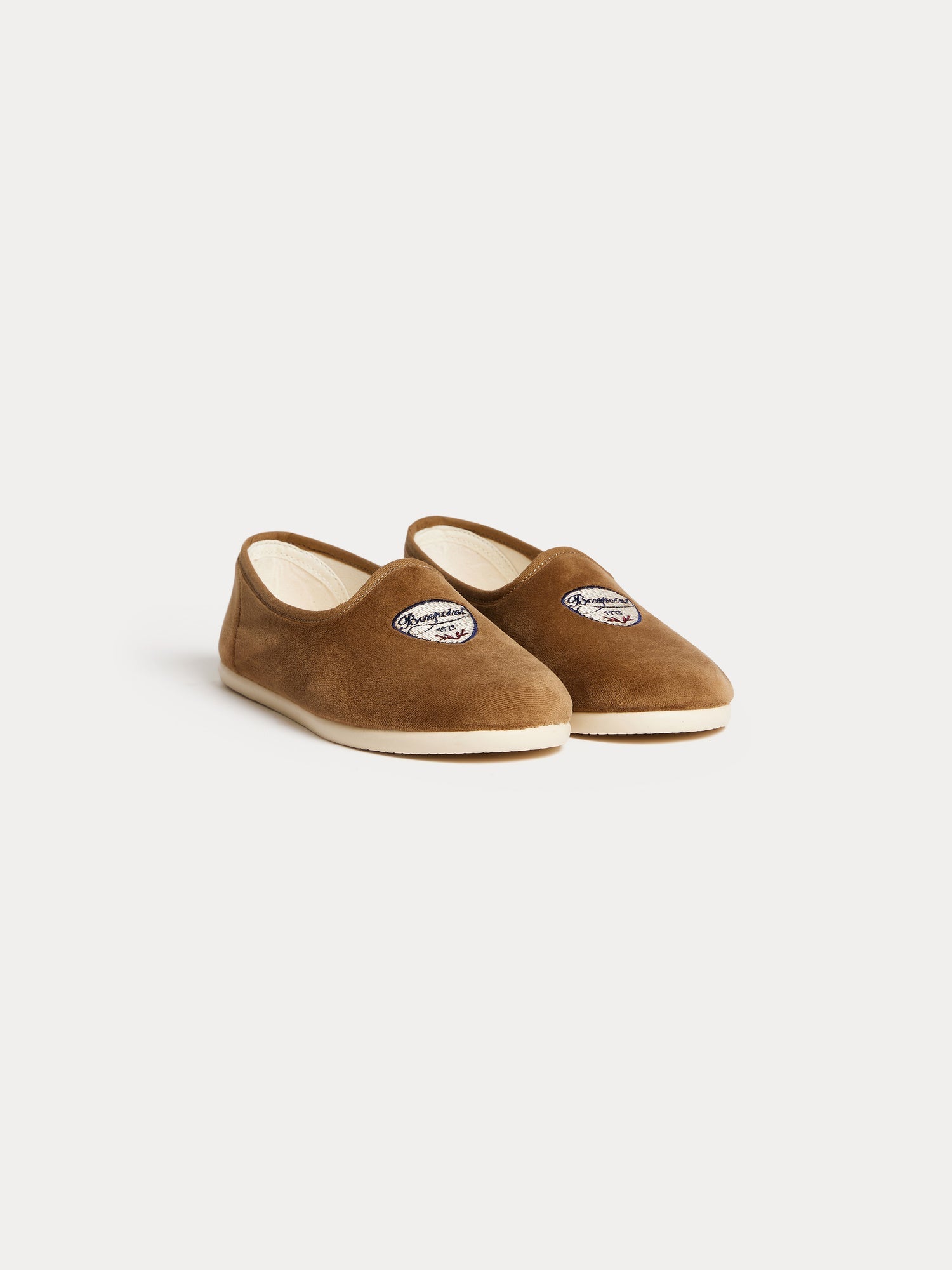 Boys Caramel Flat Shoes