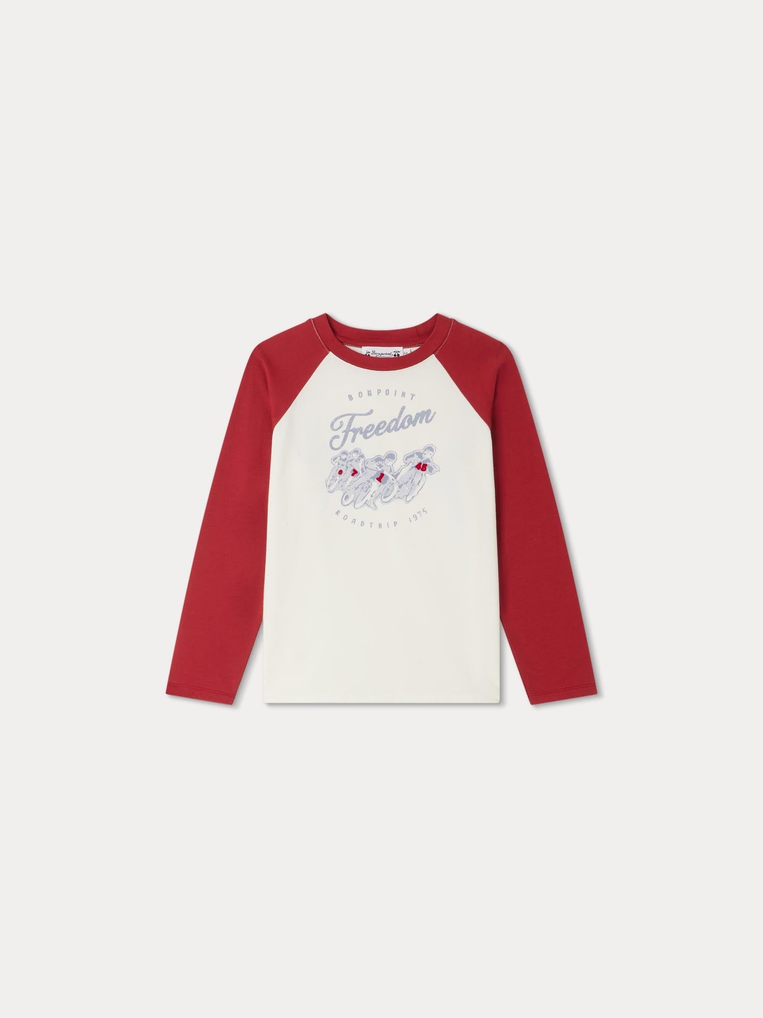 Girls Wine Red Cotton T-Shirt