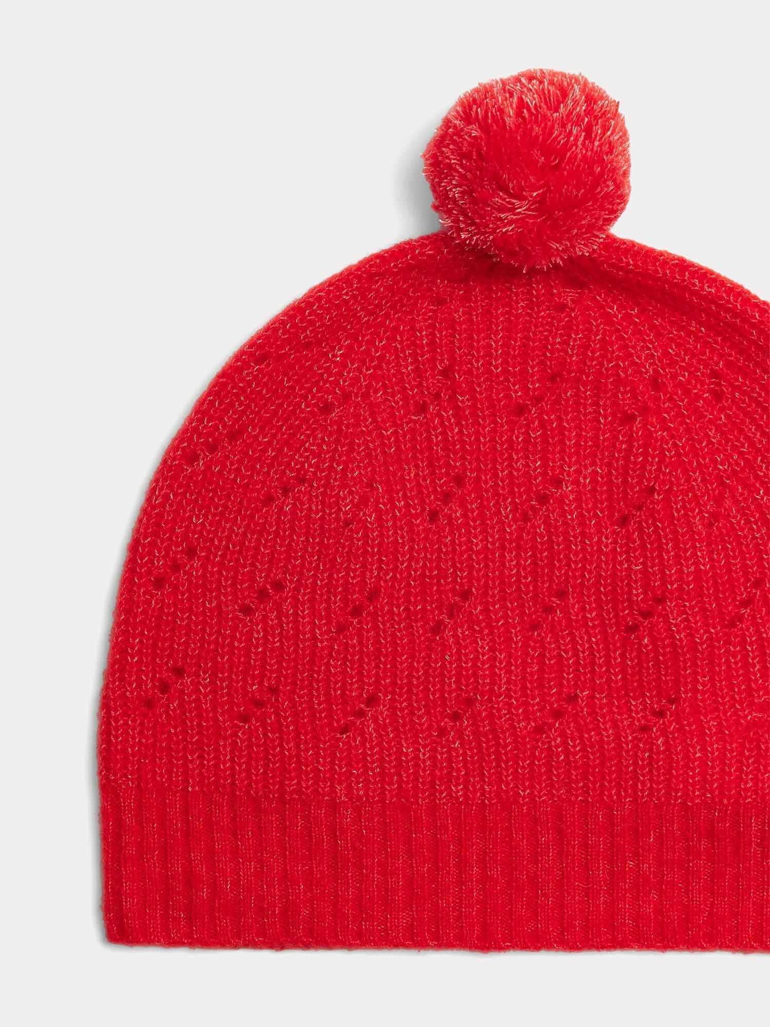 Girls Red Wool Hat